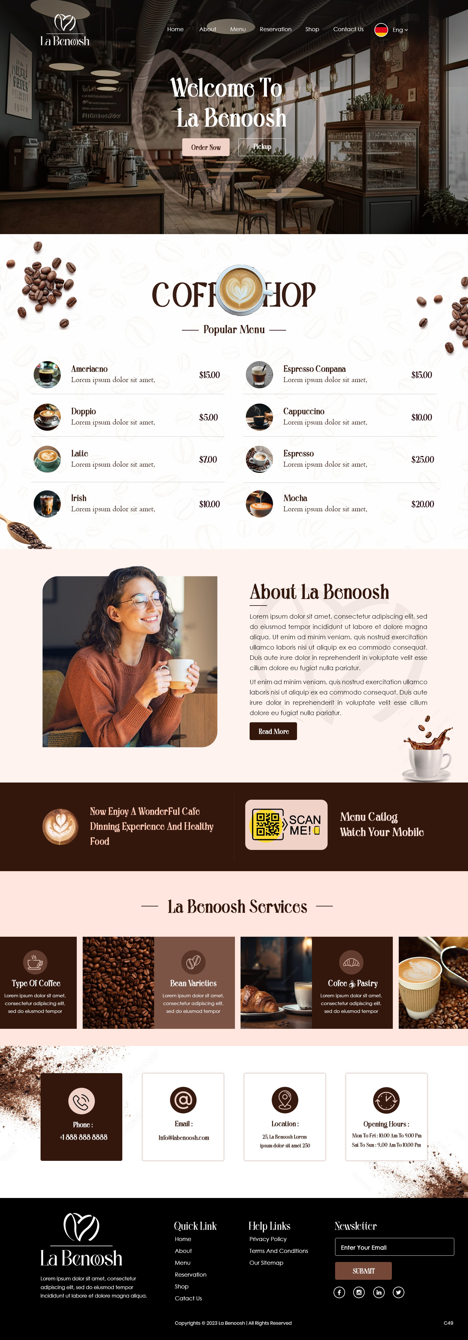 Web Design by pb for La Benoosh | Design #30951291