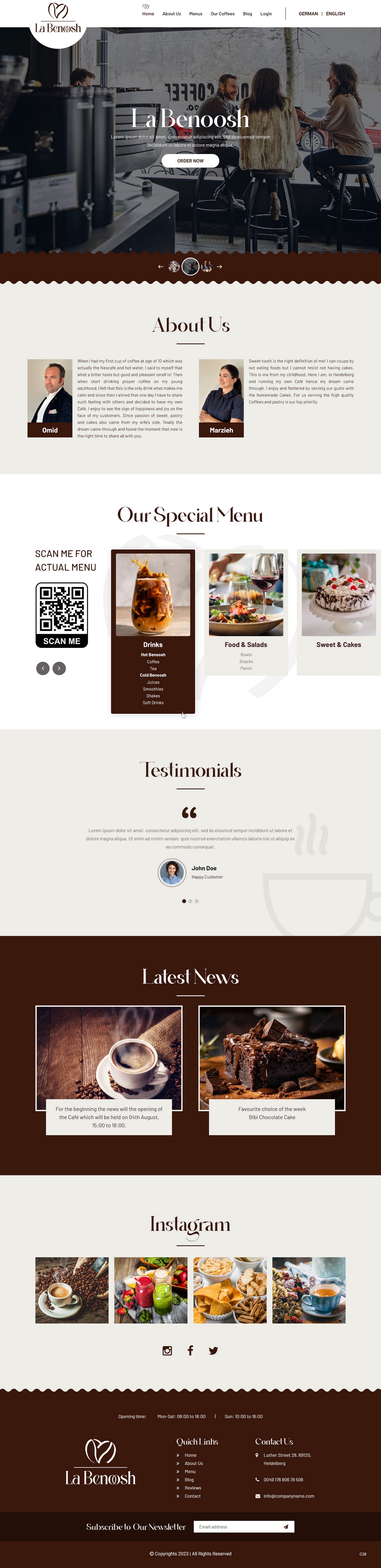 Web Design by pb for La Benoosh | Design #31012165