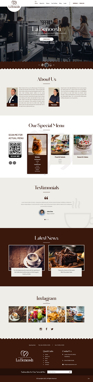 Web Design by pb for La Benoosh | Design: #31012165