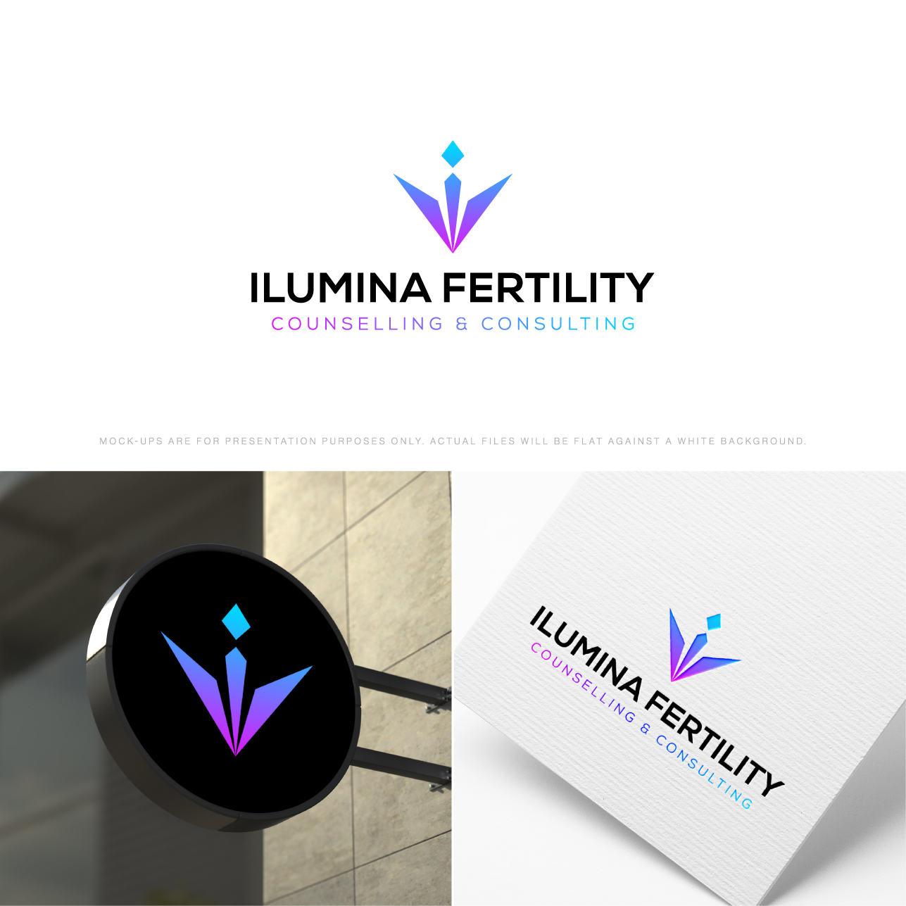 Logo Design by The Lion Studios for Ilumina Fertility Counselling & Consulting | Design #30943529