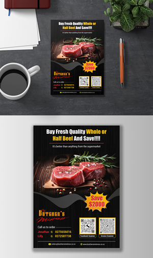 Flyer Design by KreativeMadz for The Butchers Mistress 2021 Ltd  | Design: #30943068