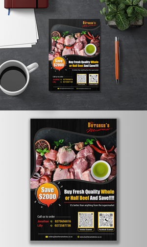 Flyer Design by KreativeMadz for The Butchers Mistress 2021 Ltd  | Design: #30943372