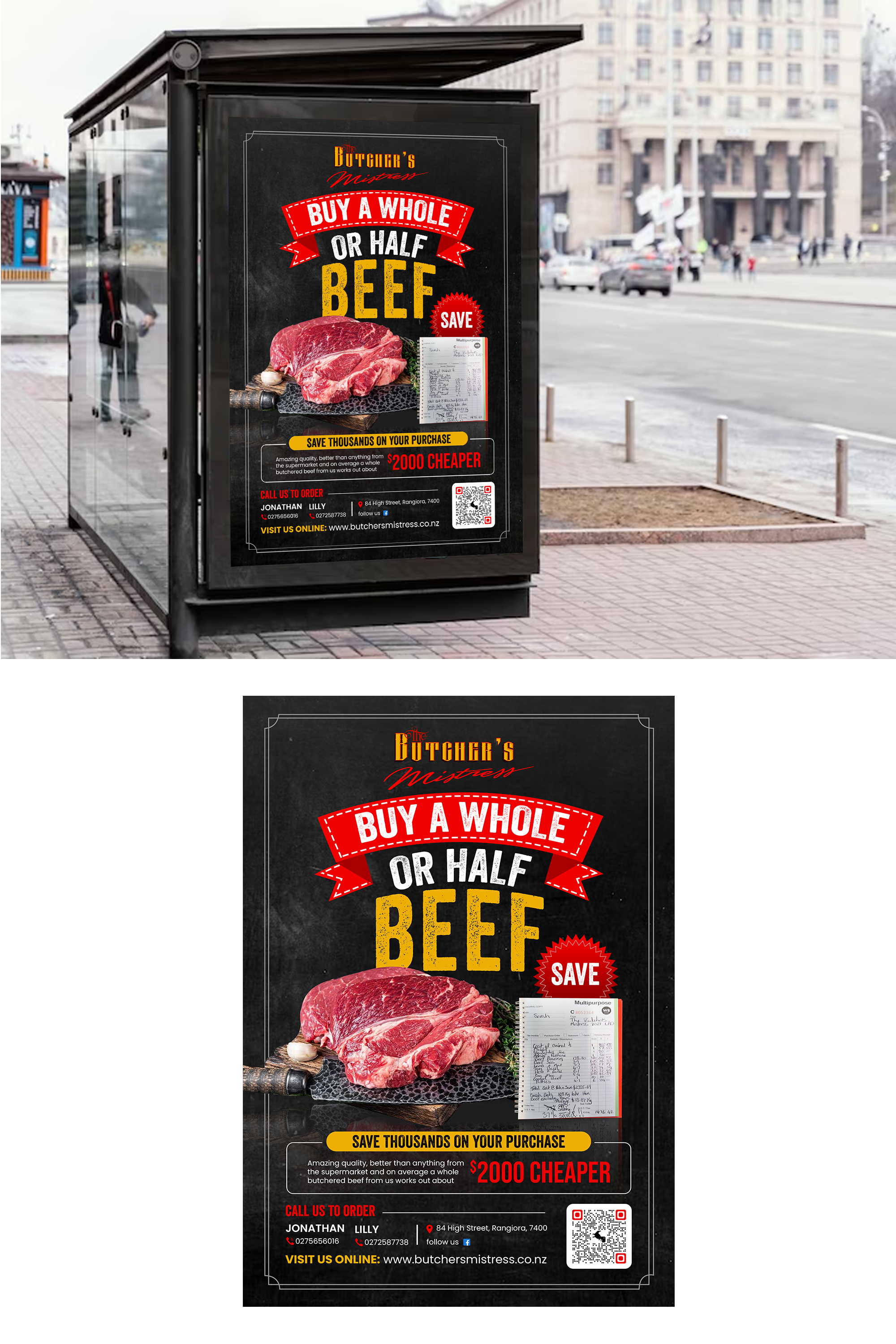 Flyer Design by debdesign for The Butchers Mistress 2021 Ltd  | Design #30941416