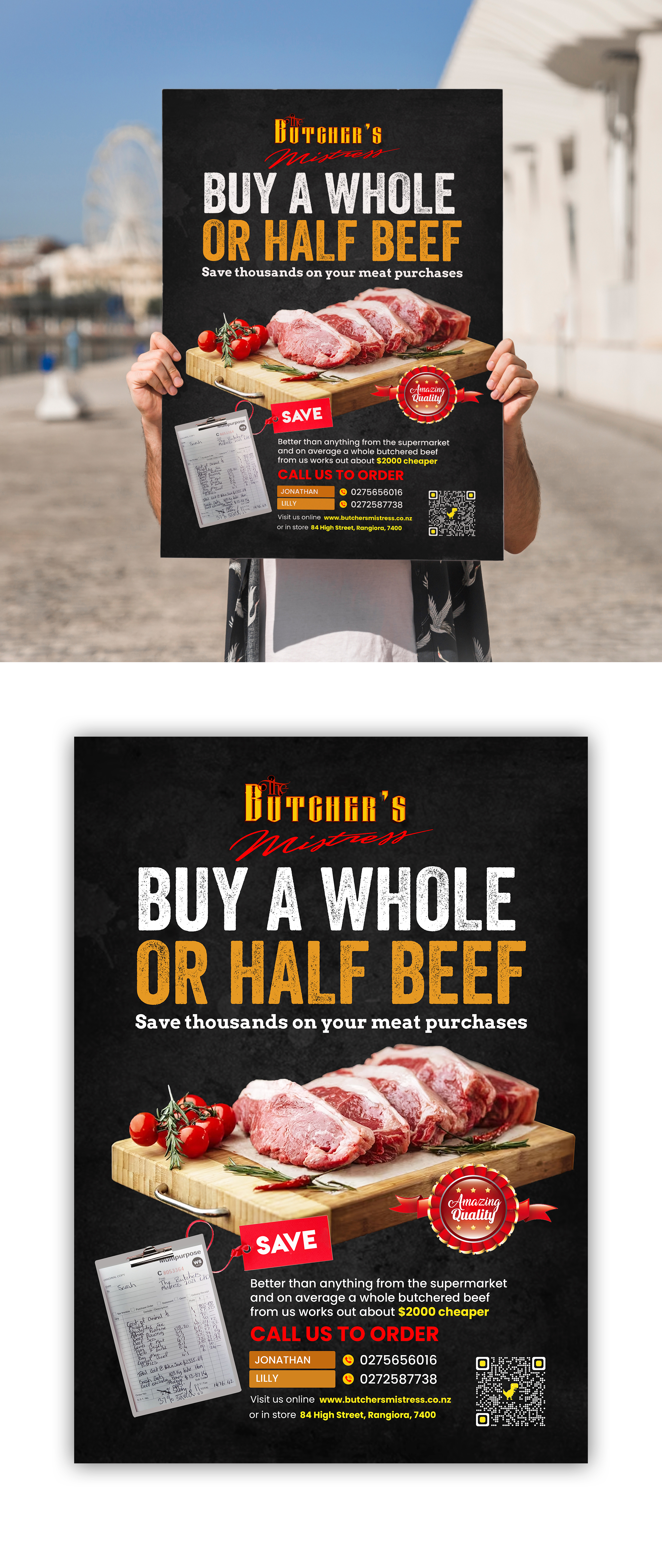 Flyer Design by debdesign for The Butchers Mistress 2021 Ltd  | Design #30941432