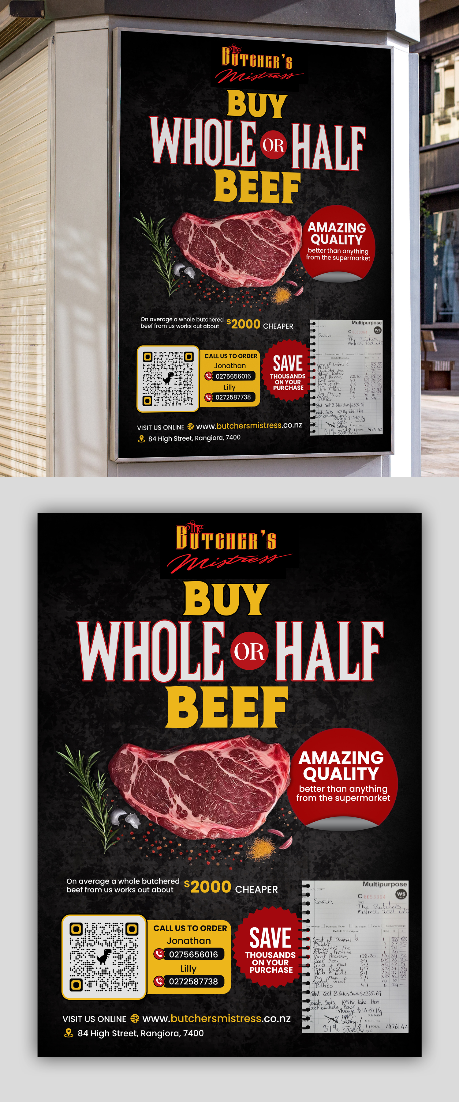 Flyer Design by debdesign for The Butchers Mistress 2021 Ltd  | Design #30941435