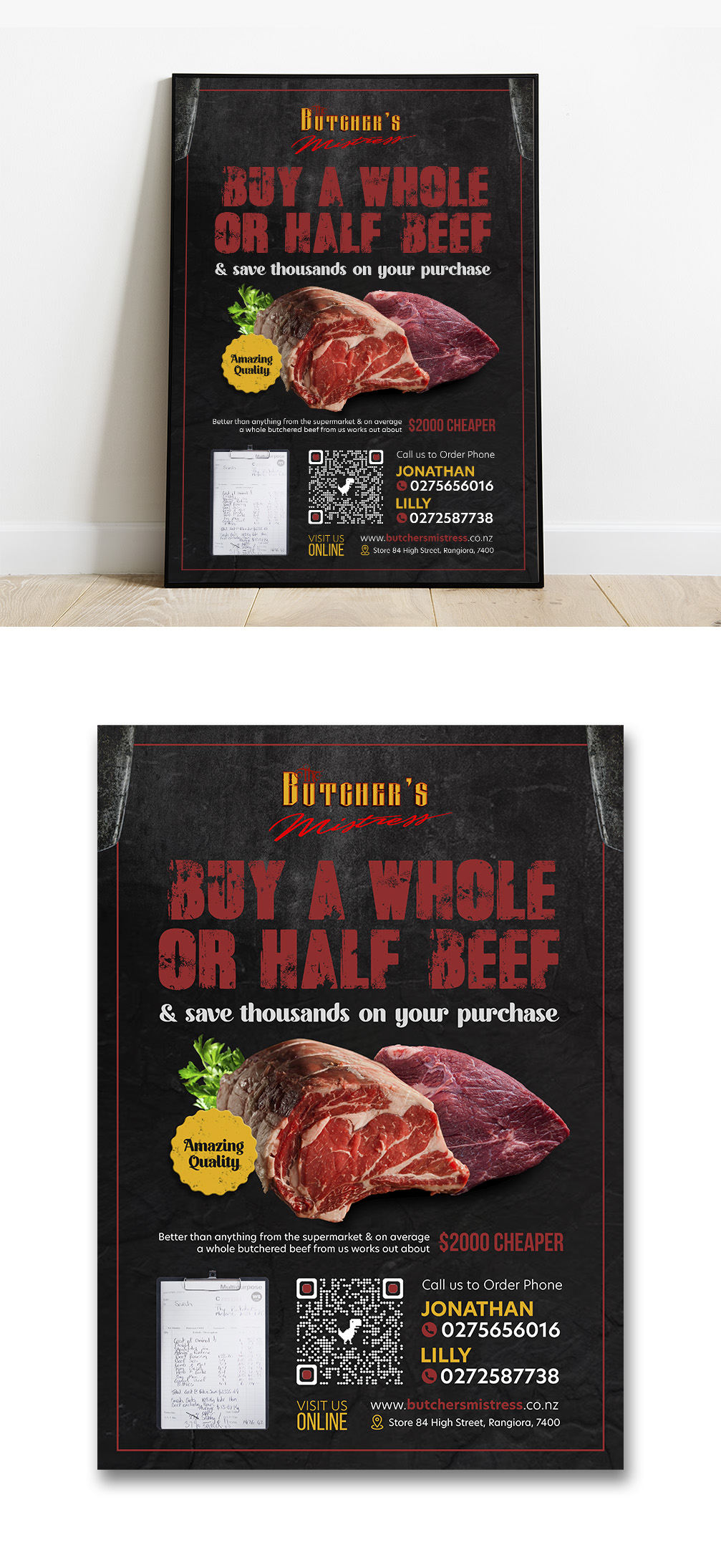 Flyer Design by debdesign for The Butchers Mistress 2021 Ltd  | Design #30941483