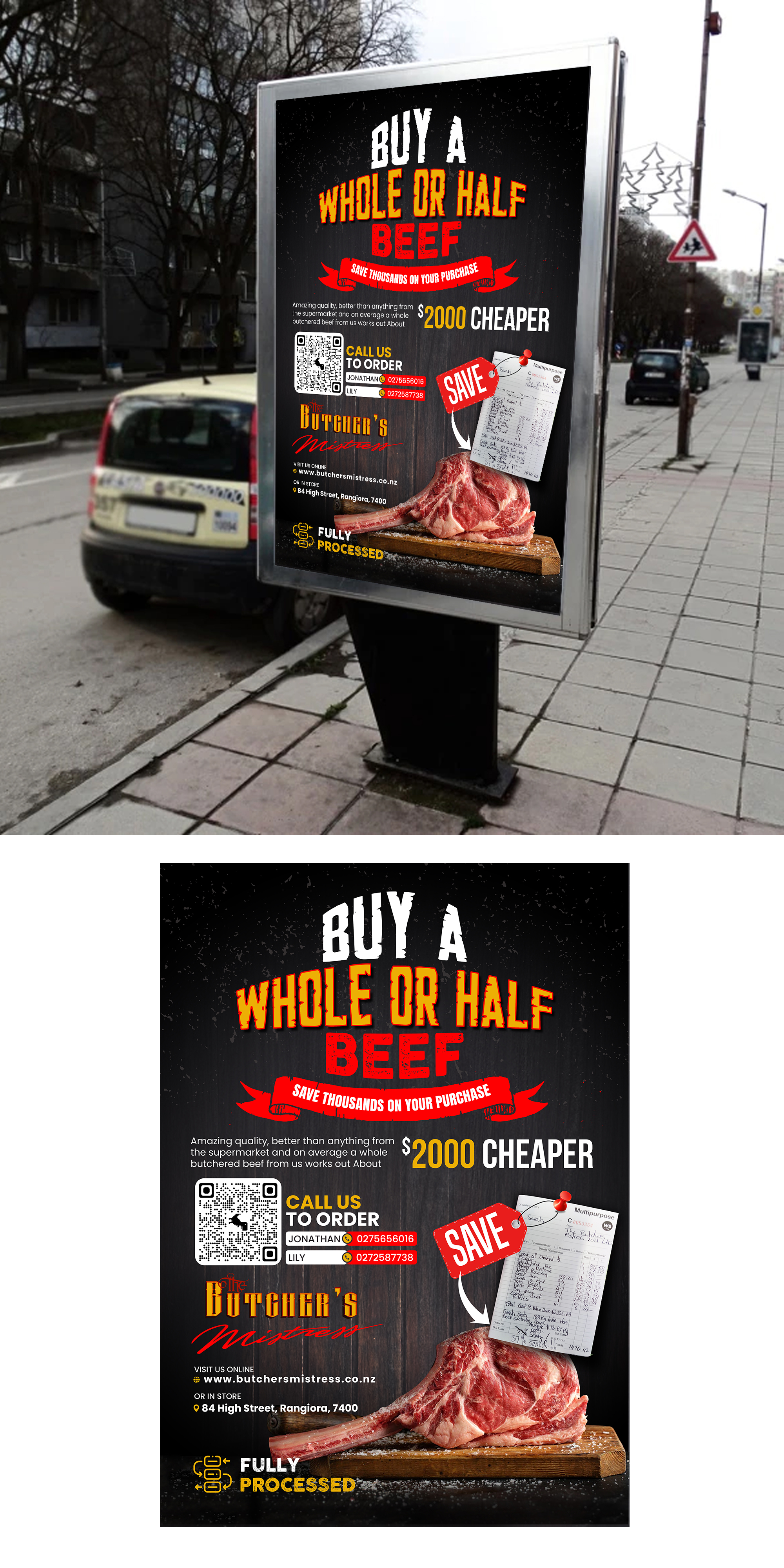 Flyer Design by debdesign for The Butchers Mistress 2021 Ltd  | Design #30948687