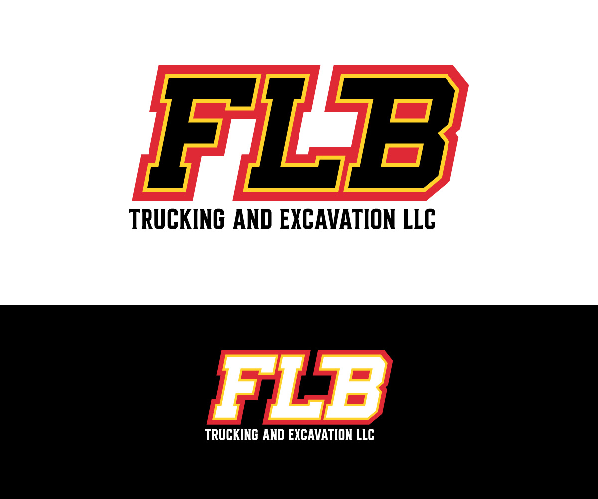 Logo Design by Kavth for FLB TRUCKING AND EXCAVATION LLC | Design #30963888