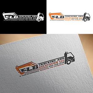 Logo-Design von RA-bica für FLB TRUCKING AND EXCAVATION LLC | Design: #30958478