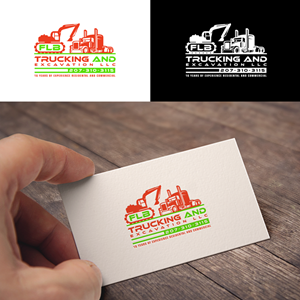 Logo-Design von RA-bica für FLB TRUCKING AND EXCAVATION LLC | Design: #30958611