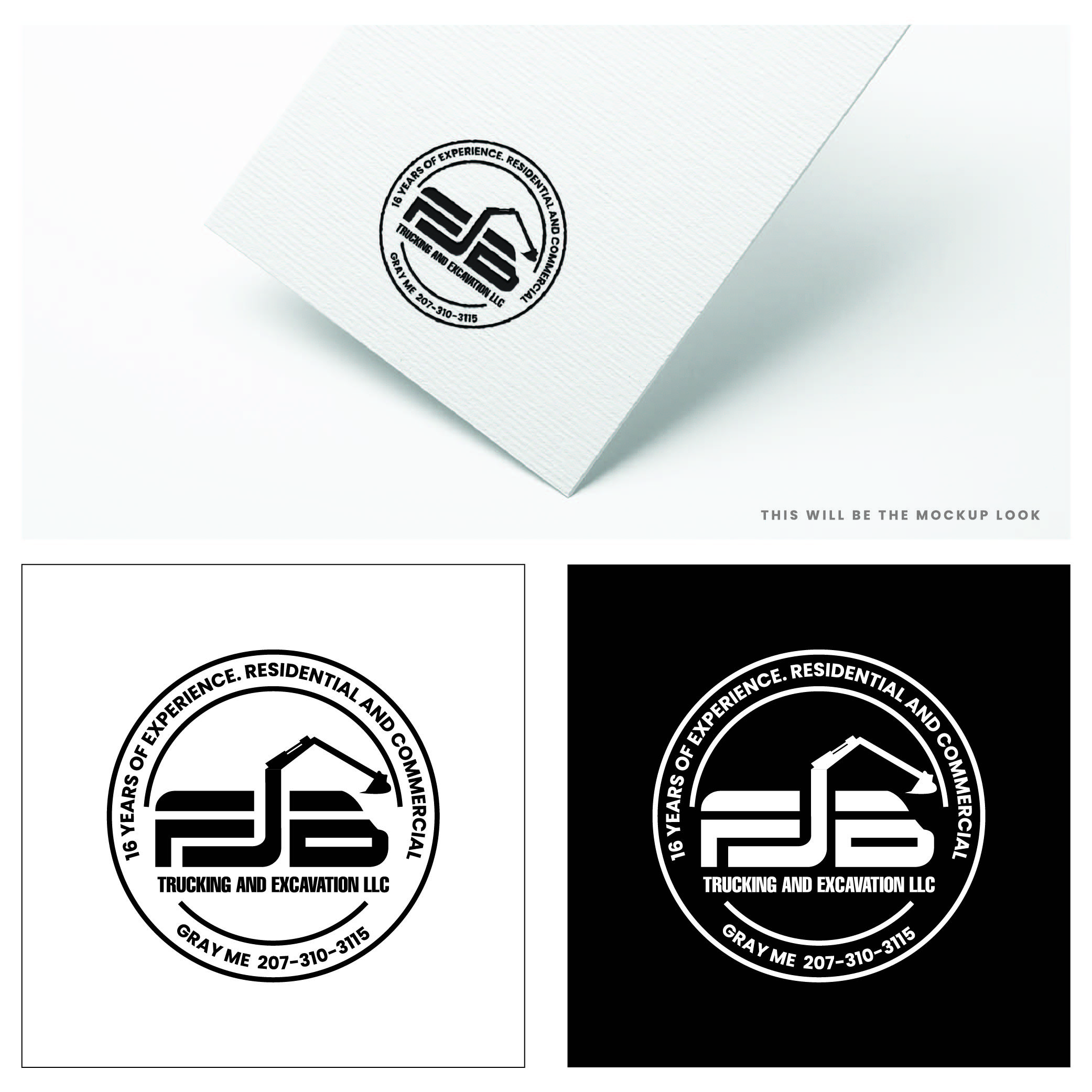 Logo-Design von Design_Duo für FLB TRUCKING AND EXCAVATION LLC | Design #30963818