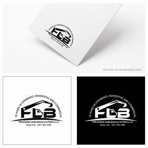 Logo Design by Design_Duo for FLB TRUCKING AND EXCAVATION LLC | Design: #30963819