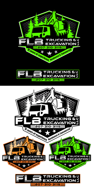 Logo-Design von VisionCraft für FLB TRUCKING AND EXCAVATION LLC | Design #30956490