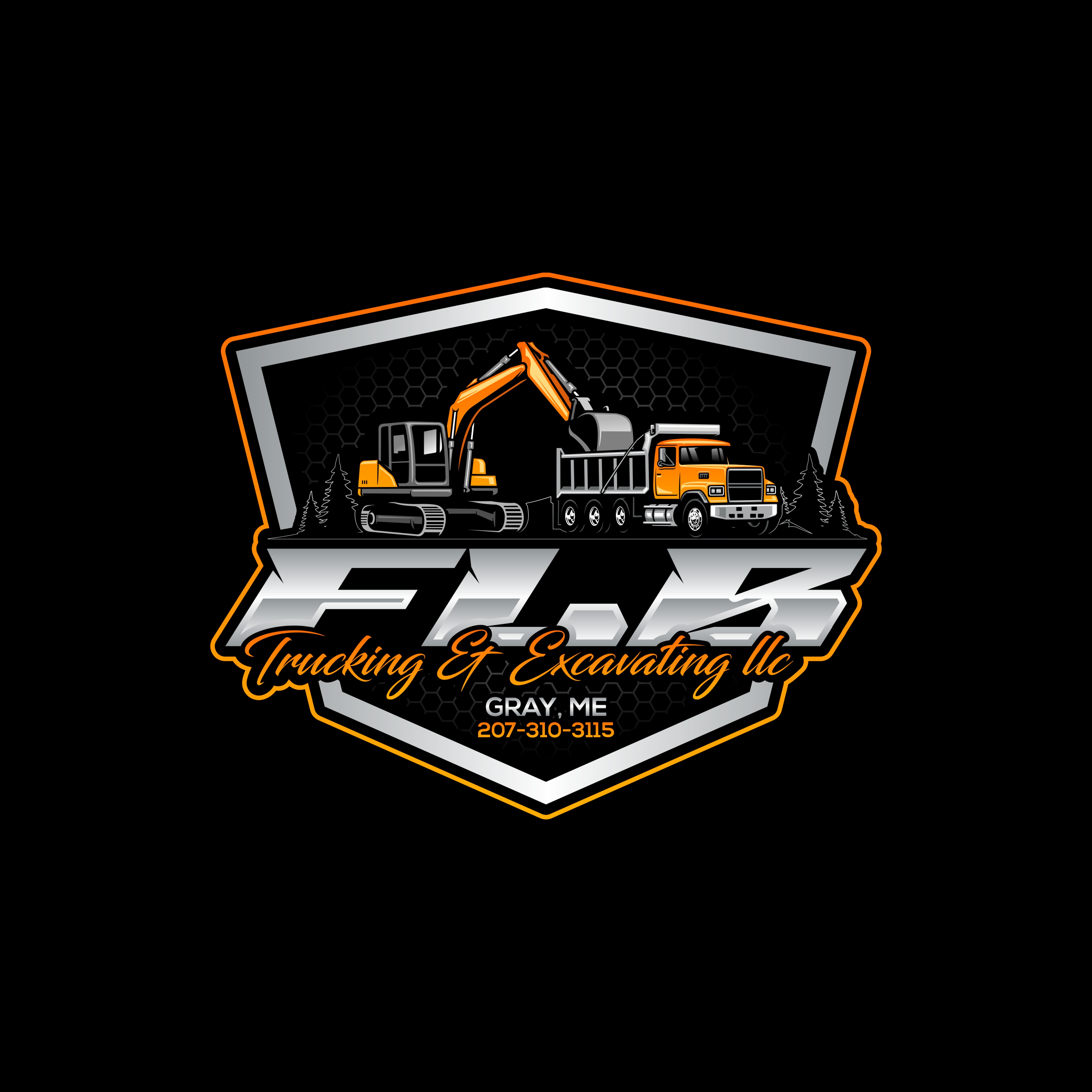Logo-Design von victipedia für FLB TRUCKING AND EXCAVATION LLC | Design: #30963381