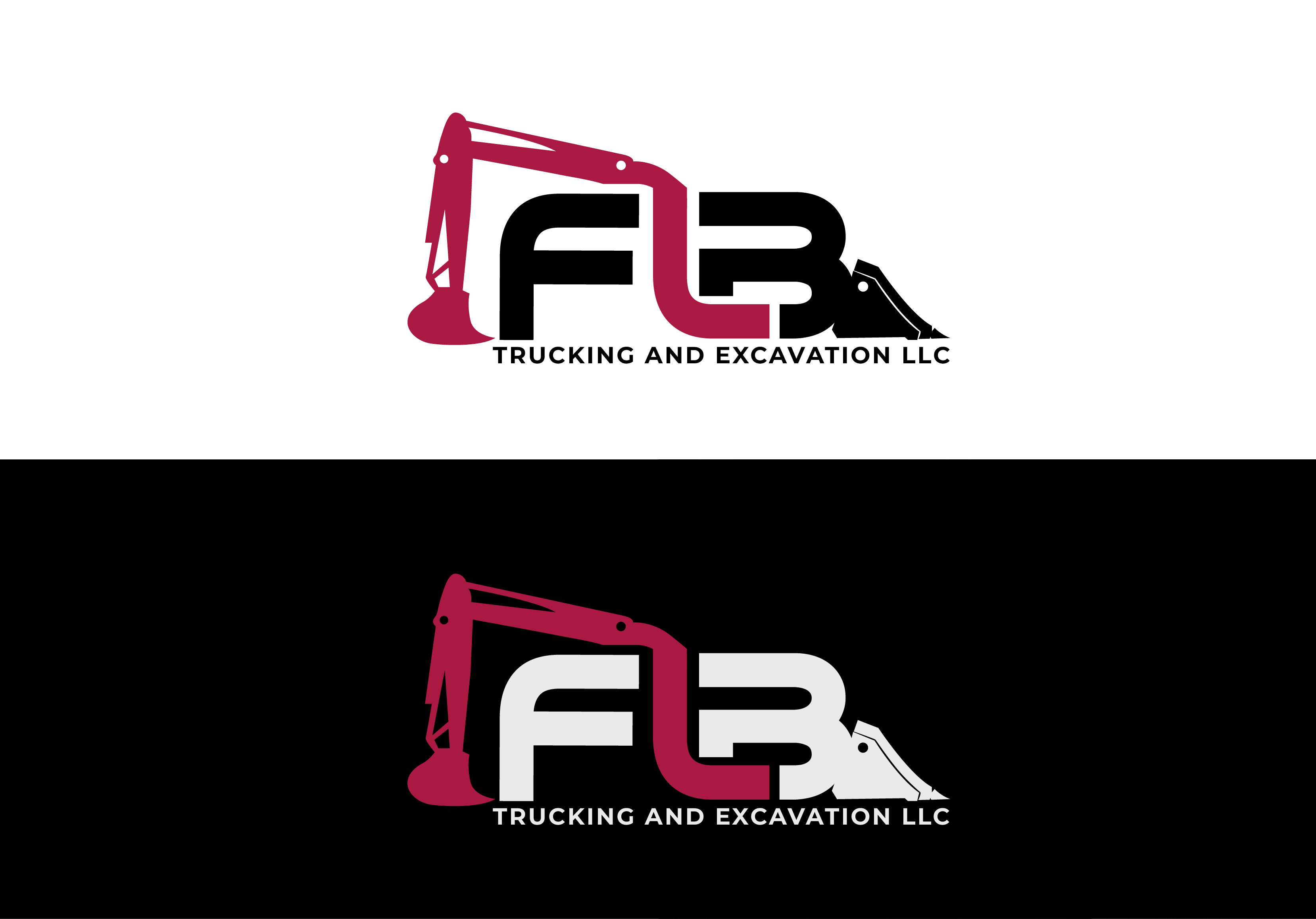 Logo-Design von got2believe für FLB TRUCKING AND EXCAVATION LLC | Design #30960118