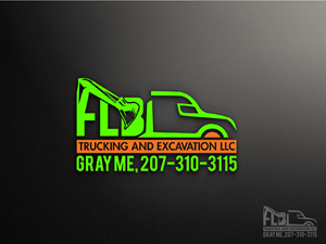 Logo Design by Owltive for FLB TRUCKING AND EXCAVATION LLC | Design: #30953128