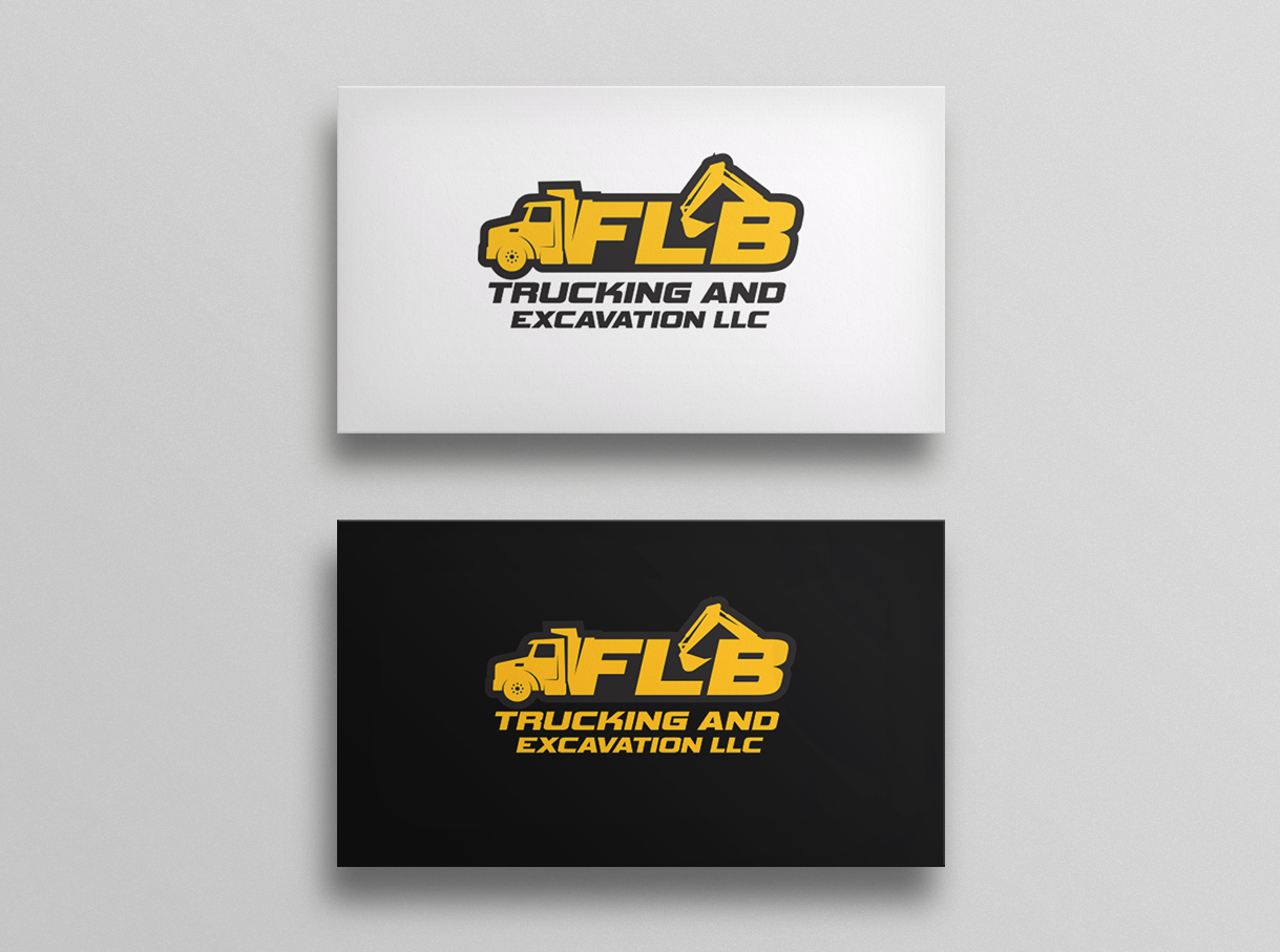Logo-Design von Djamdesign für FLB TRUCKING AND EXCAVATION LLC | Design #30955022