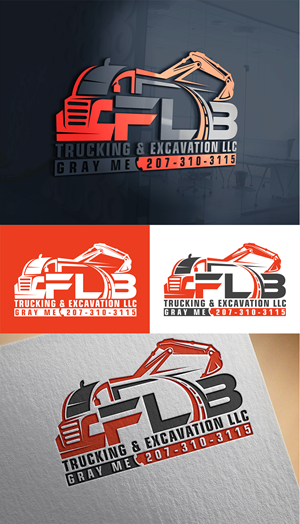 Logo-Design von Imran_me für FLB TRUCKING AND EXCAVATION LLC | Design #30962144