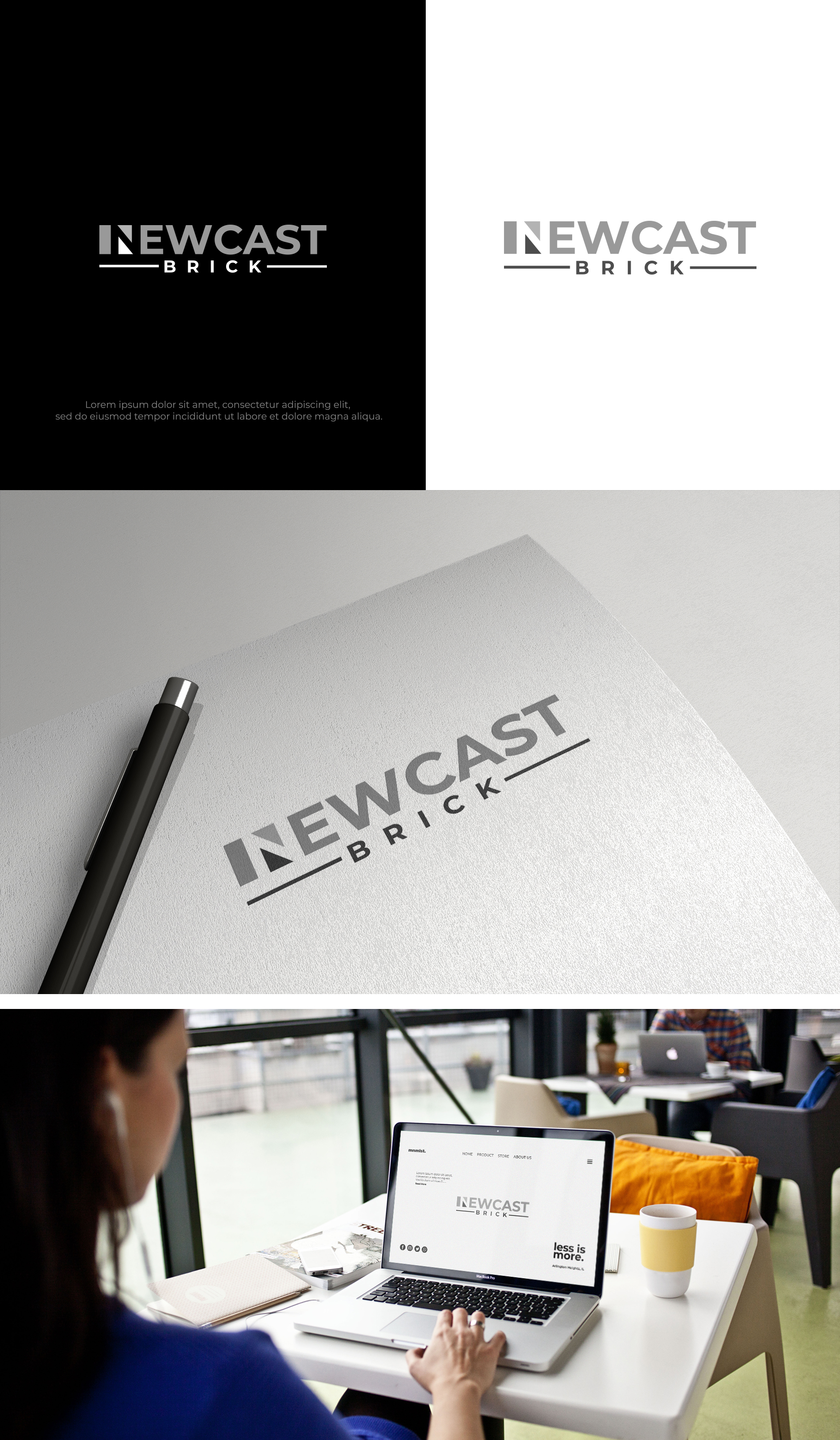 Logo-Design von Locke+ für New Cast Brick | Design #30946458