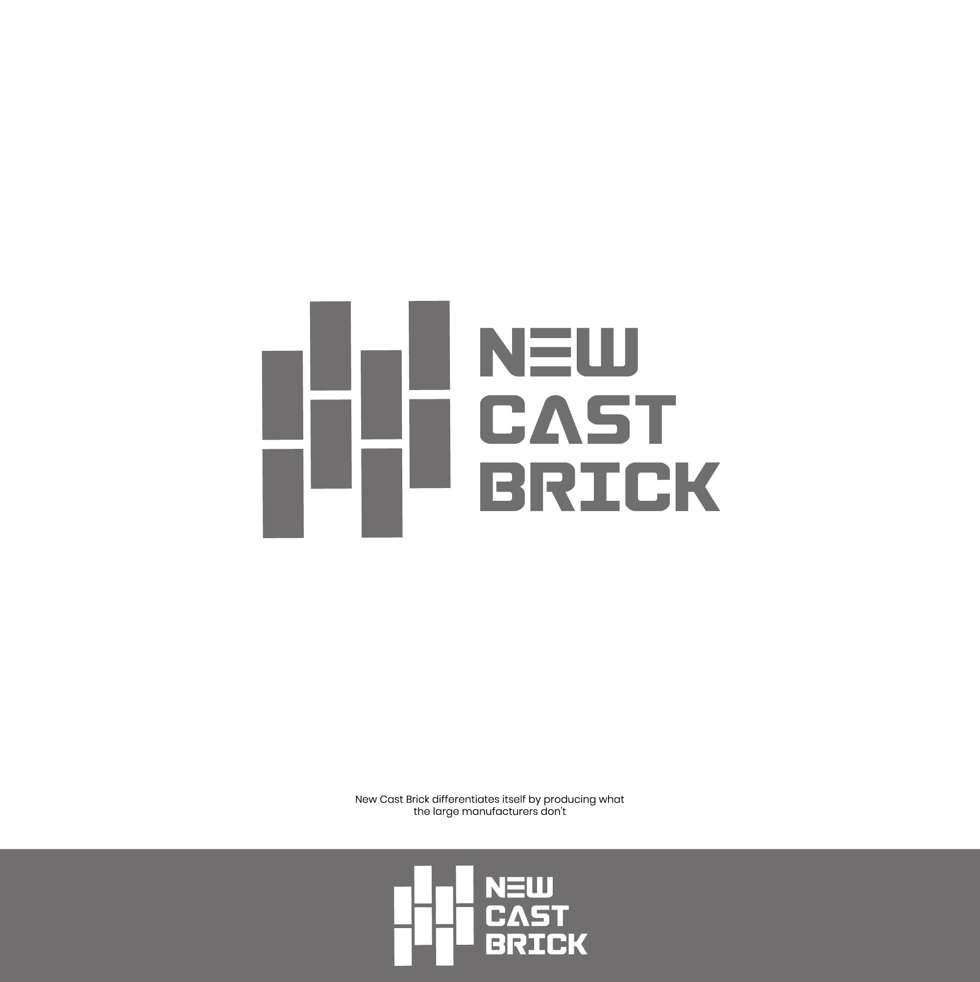 Logo Design by arceniolopezdesigner for New Cast Brick | Design #30944954