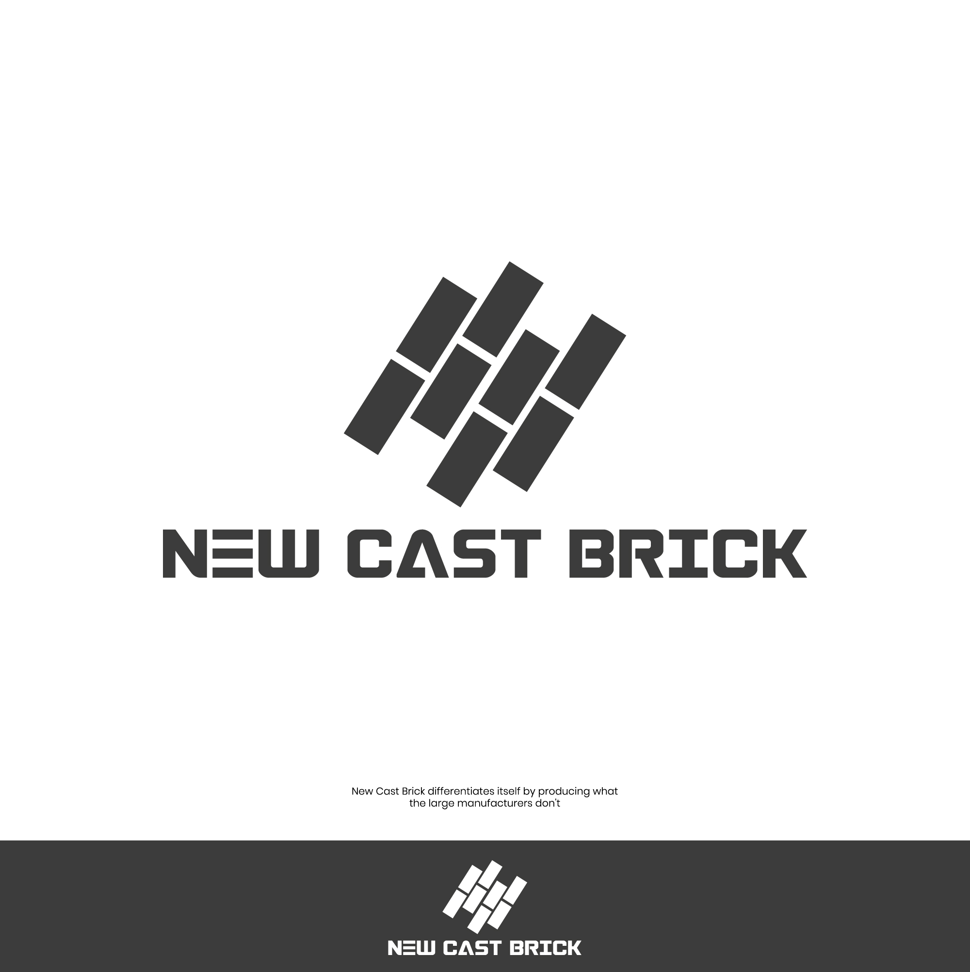 Diseño de Logo por arceniolopezdesigner para New Cast Brick | Diseño #30944957