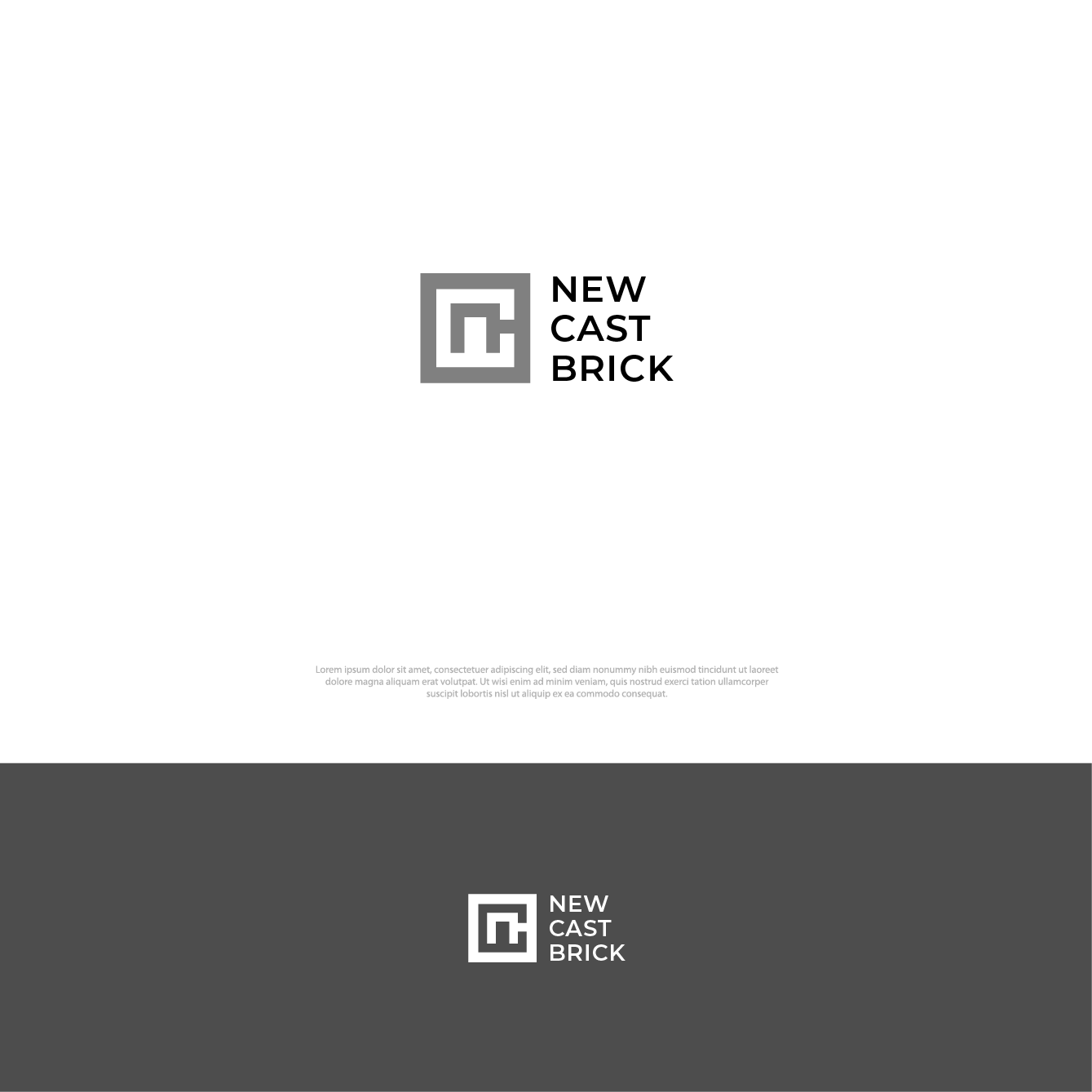 Logo Design by alzac for New Cast Brick | Design #30963522