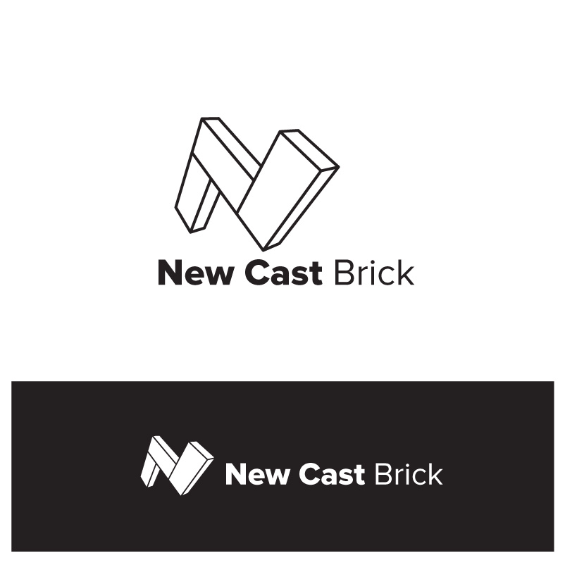 Logo Design by Ben9Graphic for New Cast Brick | Design #30945075