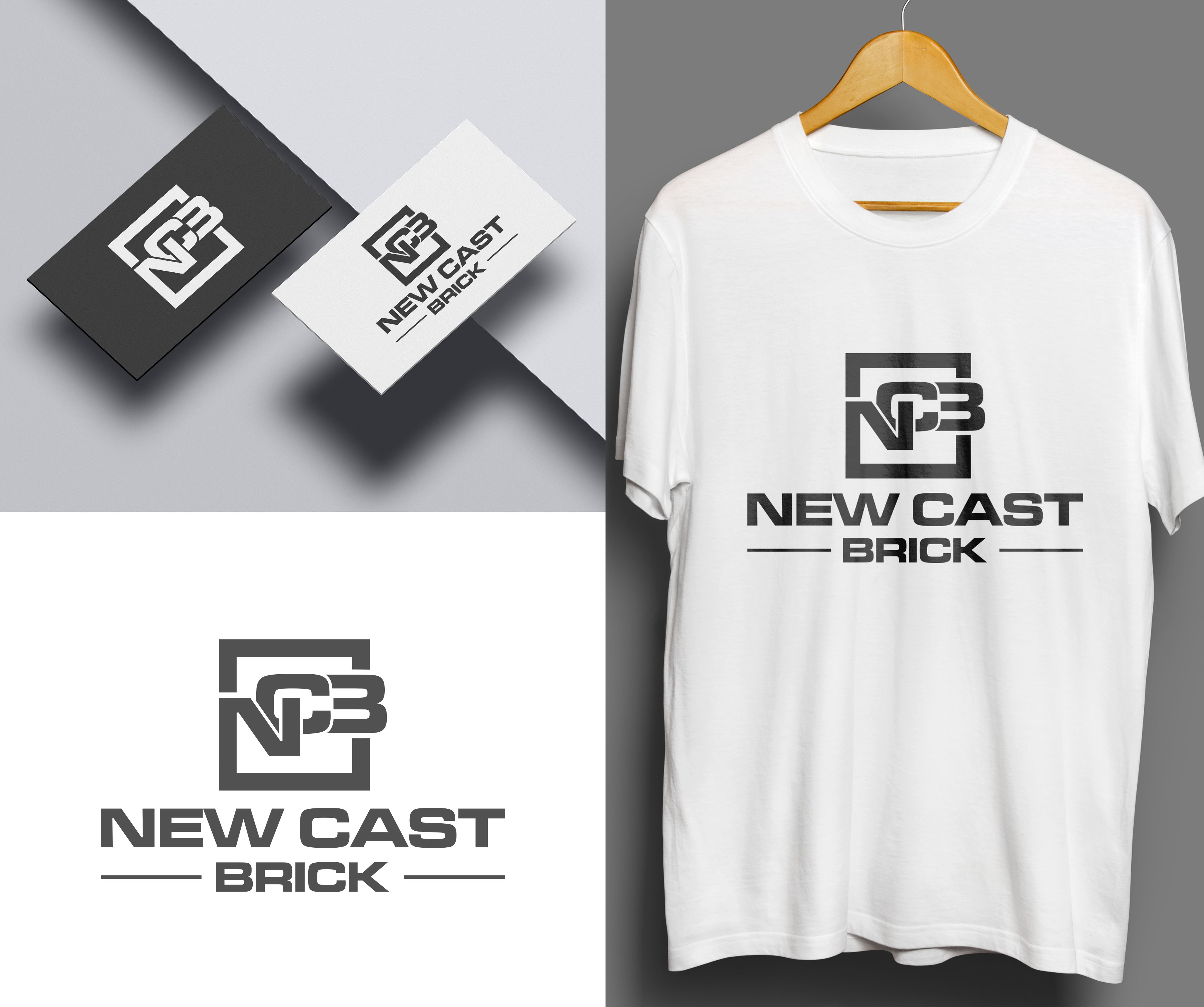 Logo Design by AEXO for New Cast Brick | Design #30945126