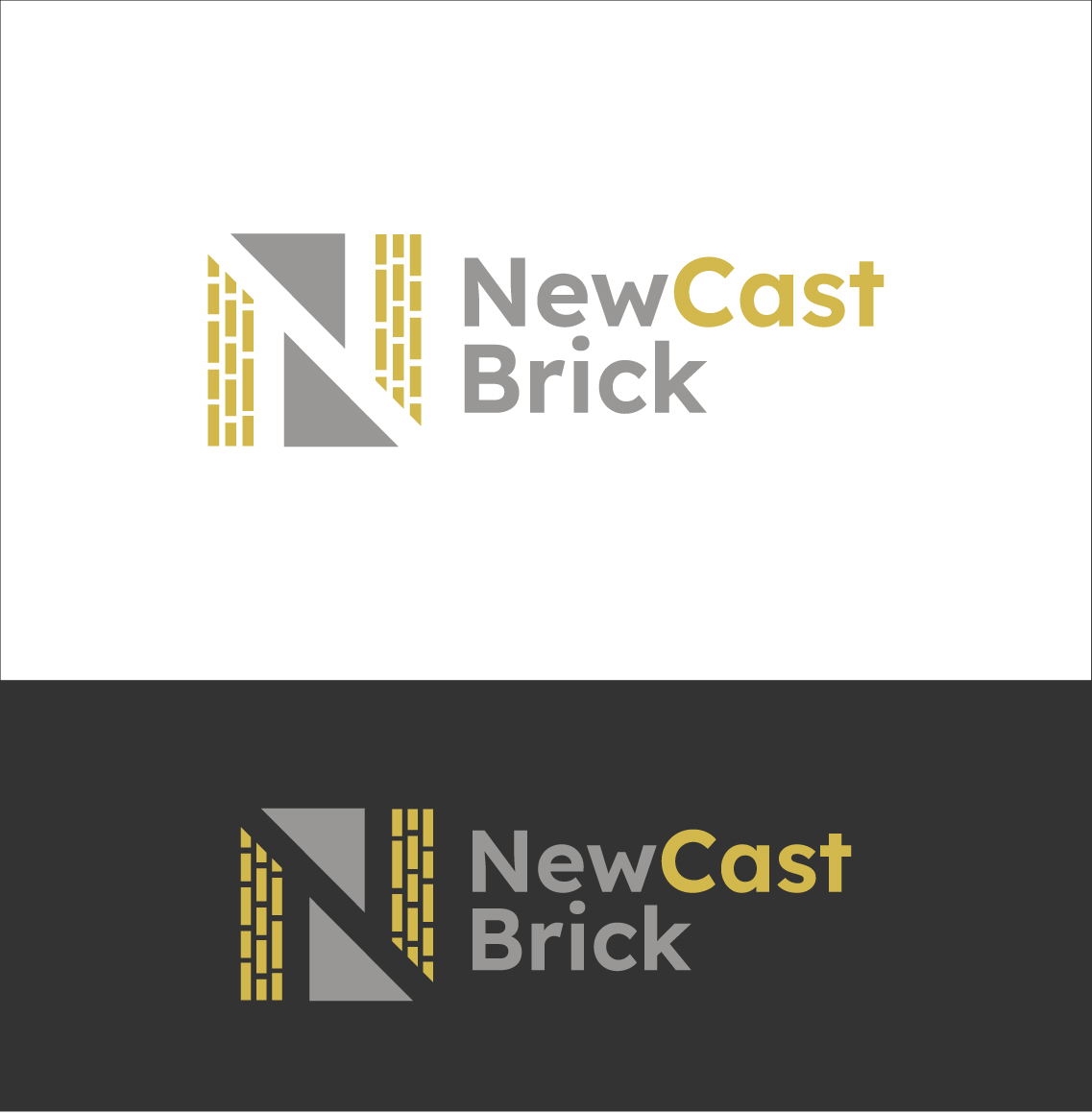 Logo Design by M Habib for New Cast Brick | Design #30956791