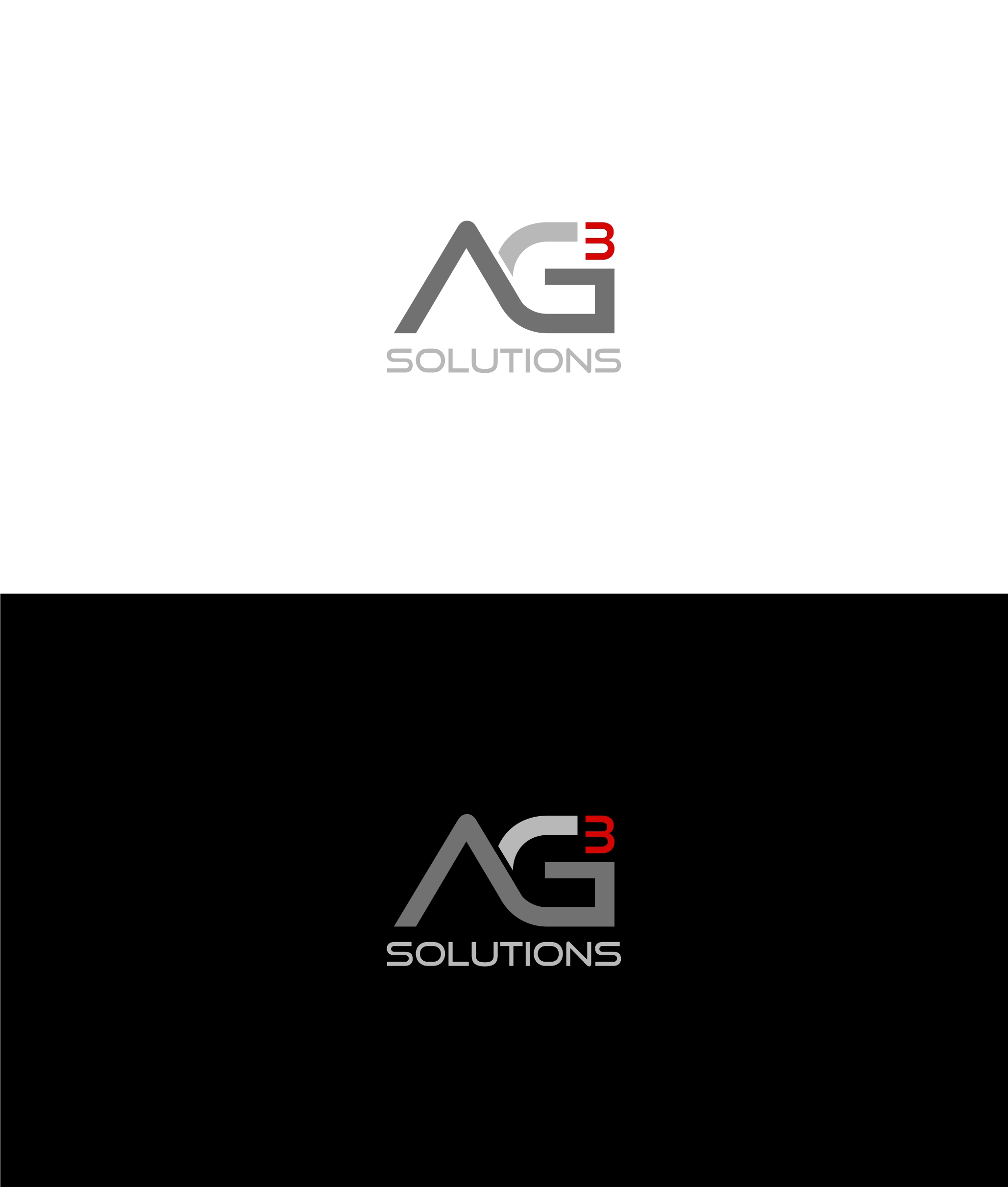 Logo Design by big daddy bojat for AG3 Solutions | Design #30990440