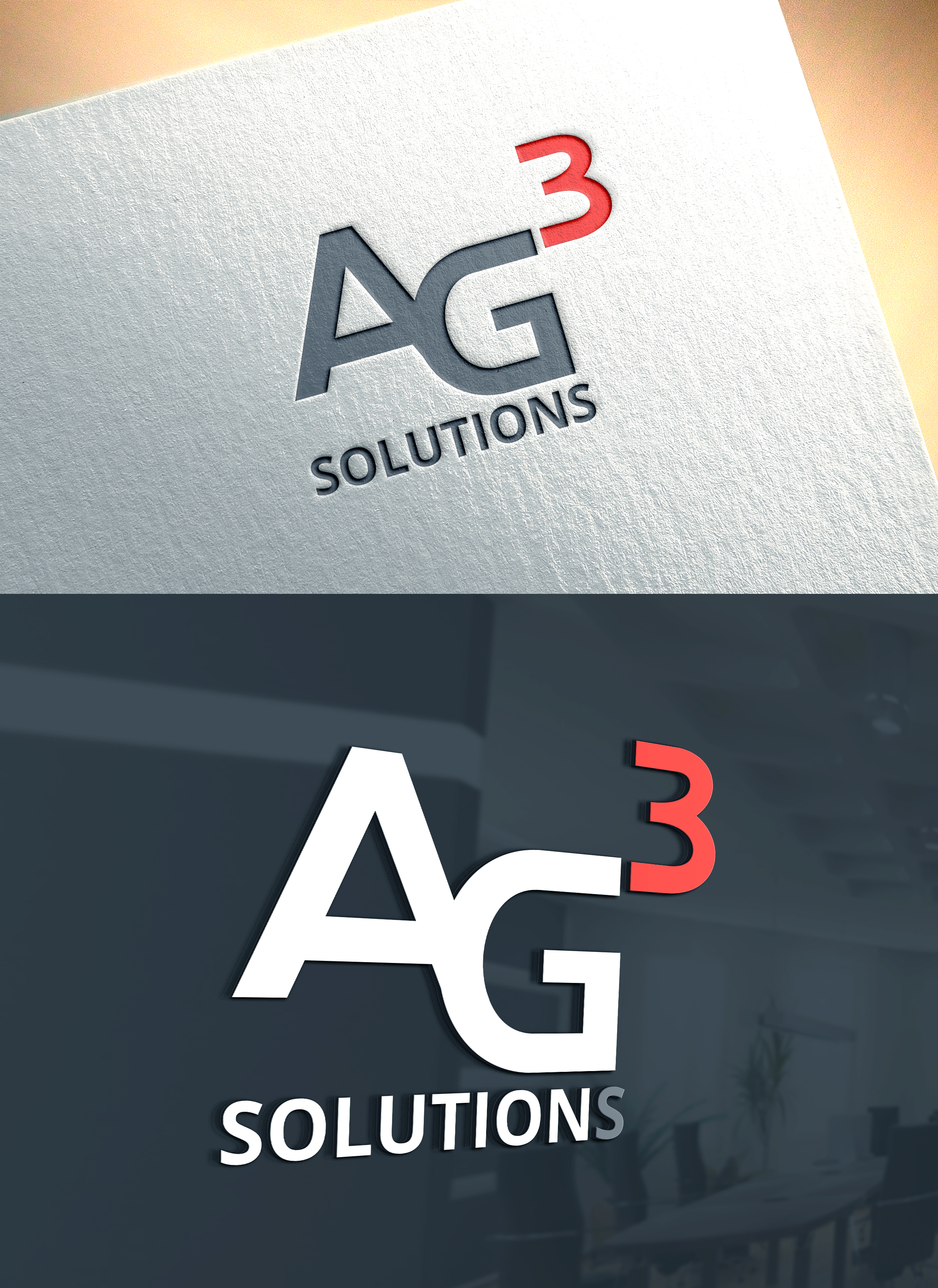 Logo Design by RaKu 2 for AG3 Solutions | Design #30987682