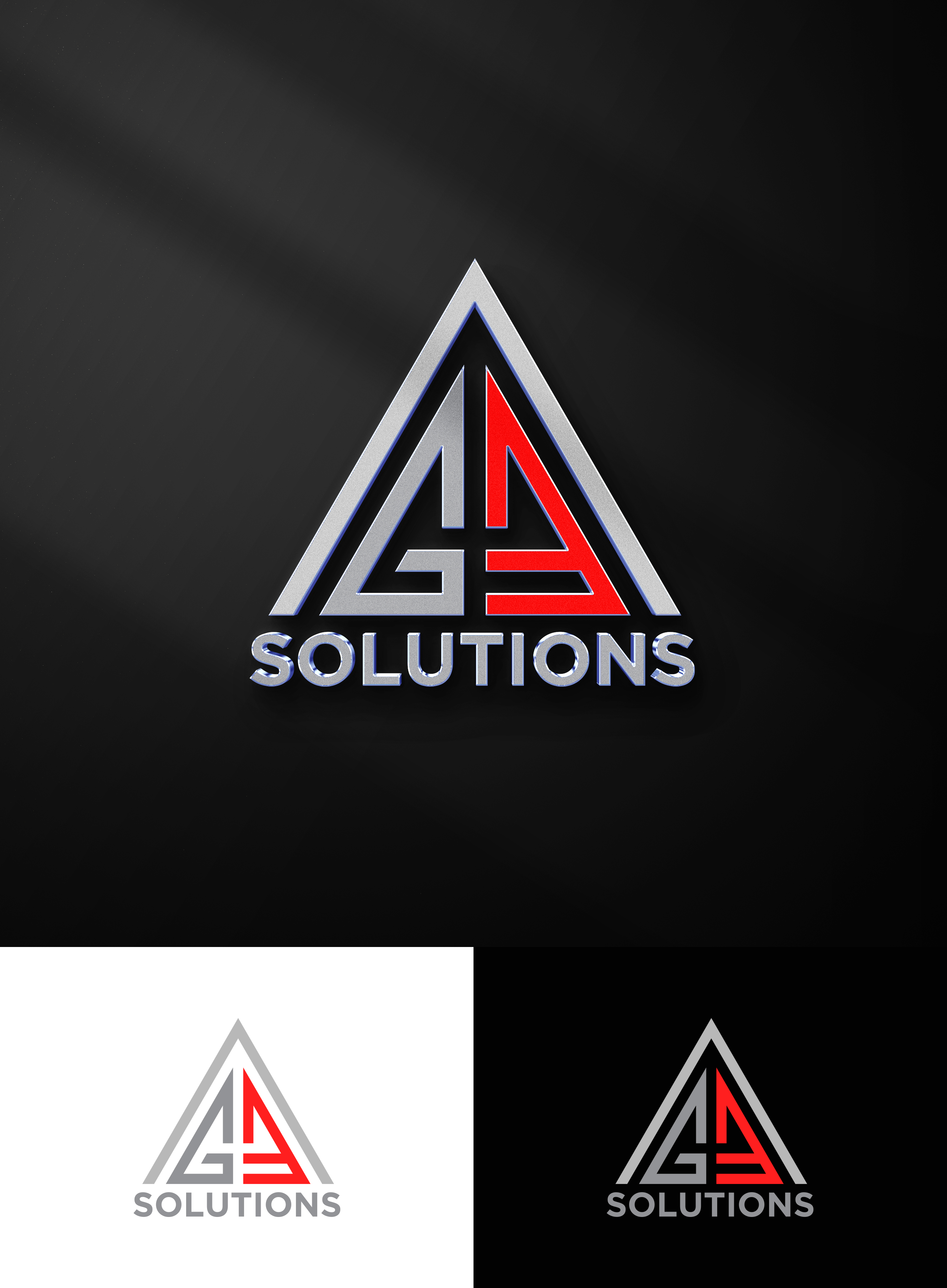 Logo Design by loveqis for AG3 Solutions | Design #30949006