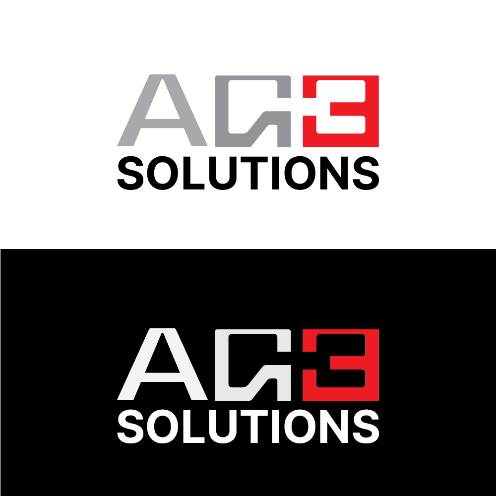Logo Design by Kham Lian Tung for AG3 Solutions | Design #30949723
