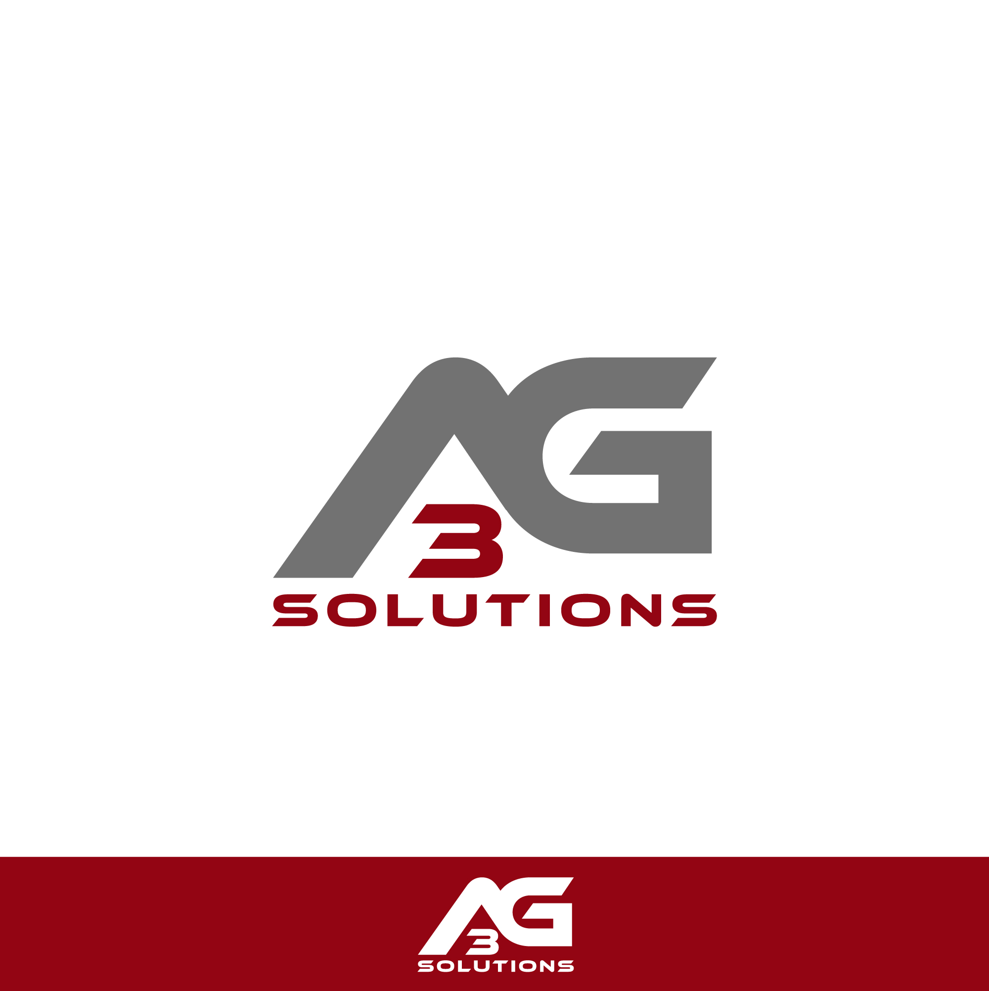 Logo Design by arceniolopezdesigner for AG3 Solutions | Design #30947508