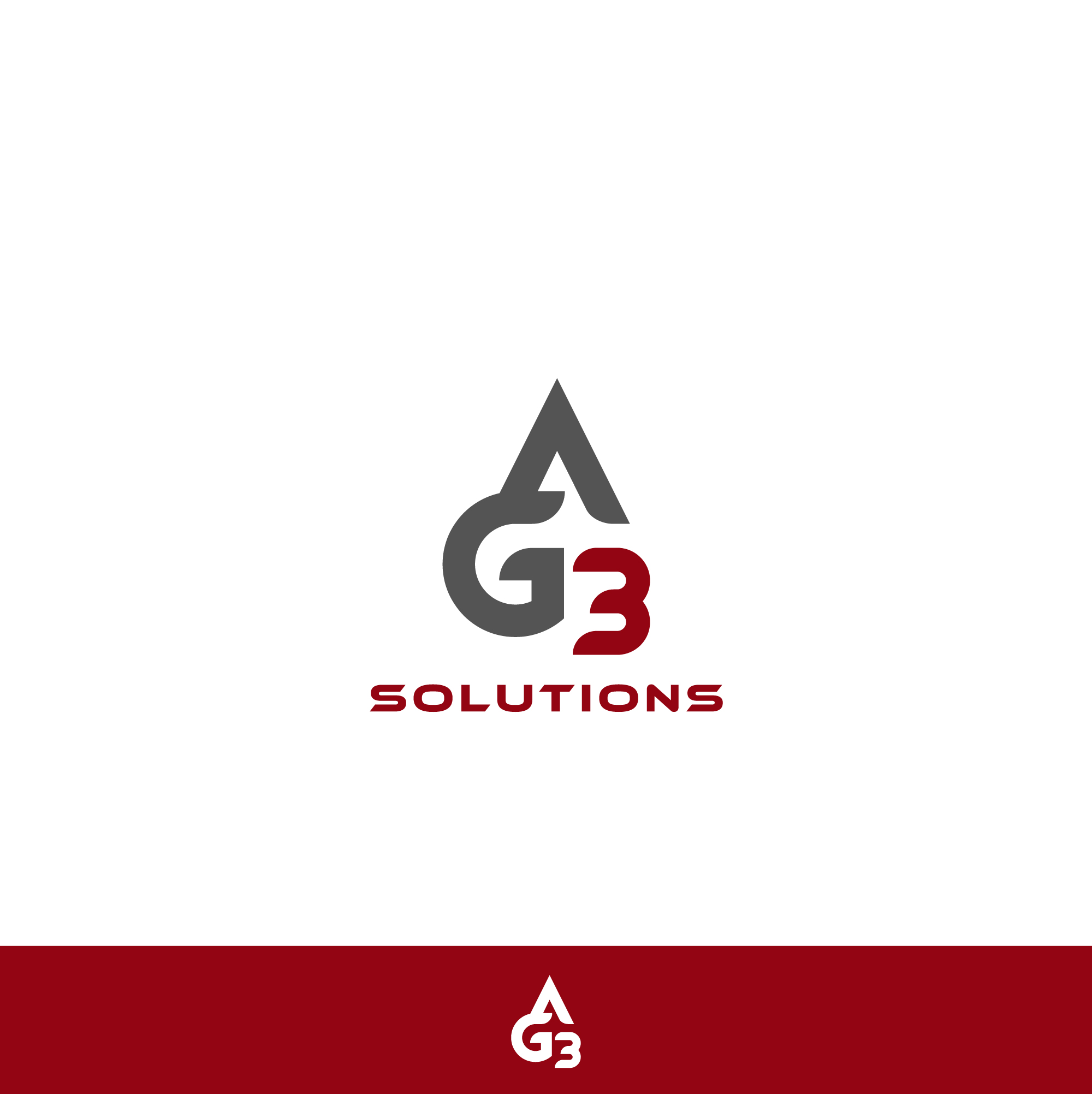 Logo Design by arceniolopezdesigner for AG3 Solutions | Design #30947509