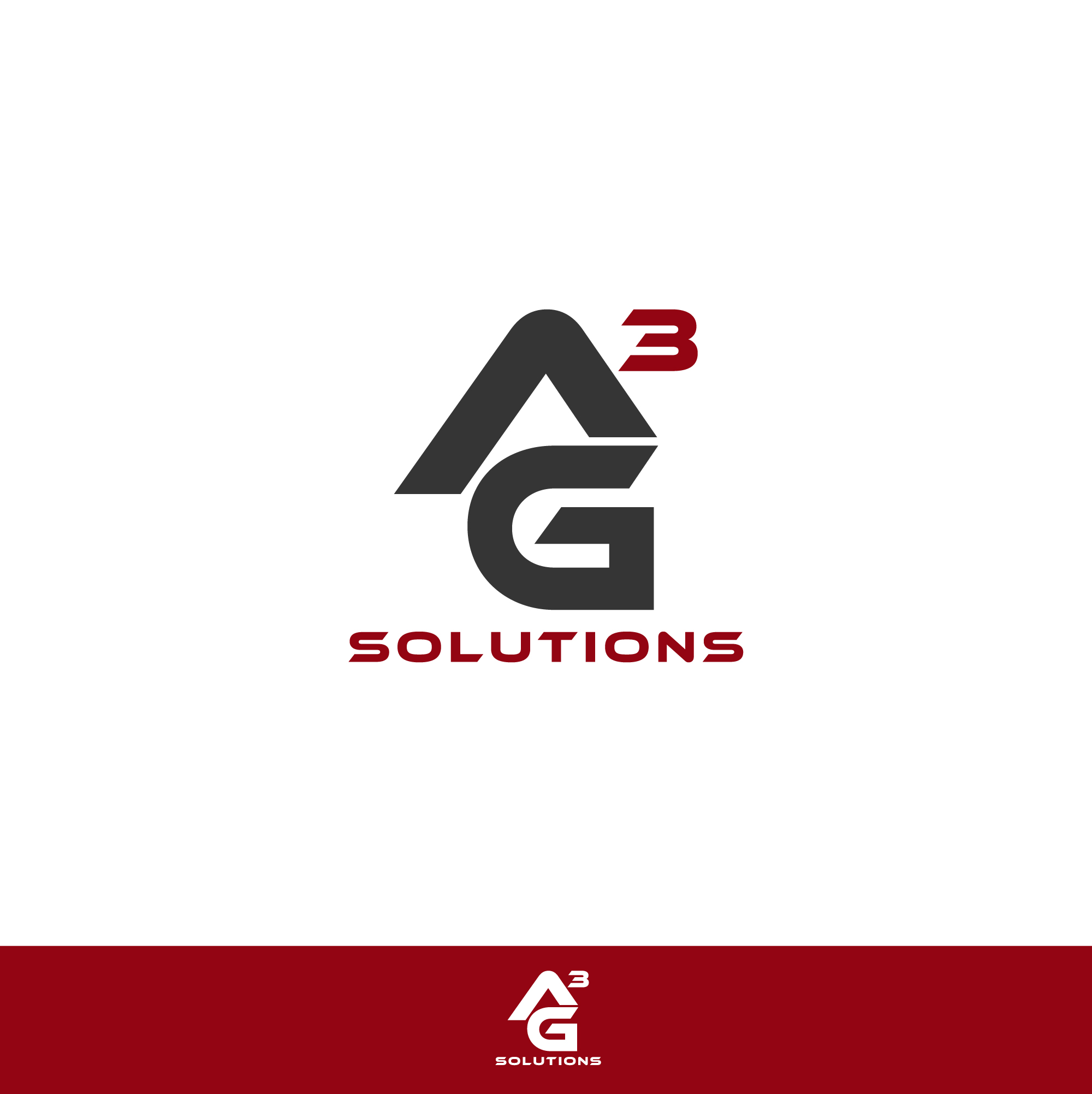 Logo Design by arceniolopezdesigner for AG3 Solutions | Design #30947510