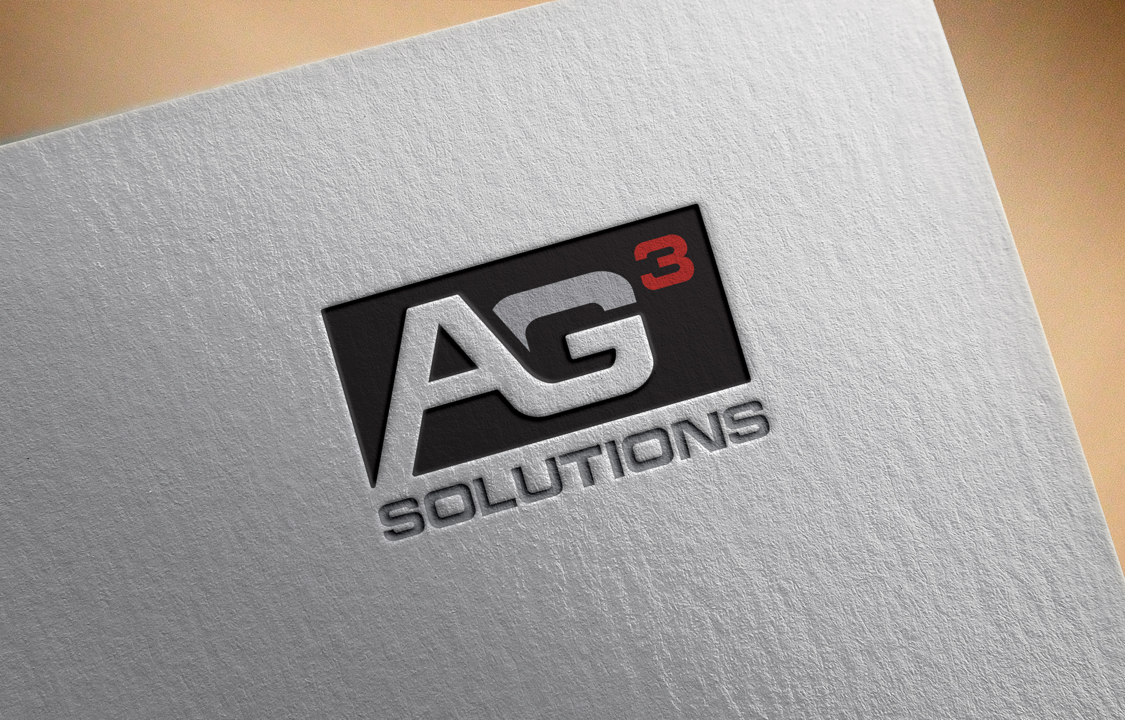 Logo Design by R.design for AG3 Solutions | Design #30948034