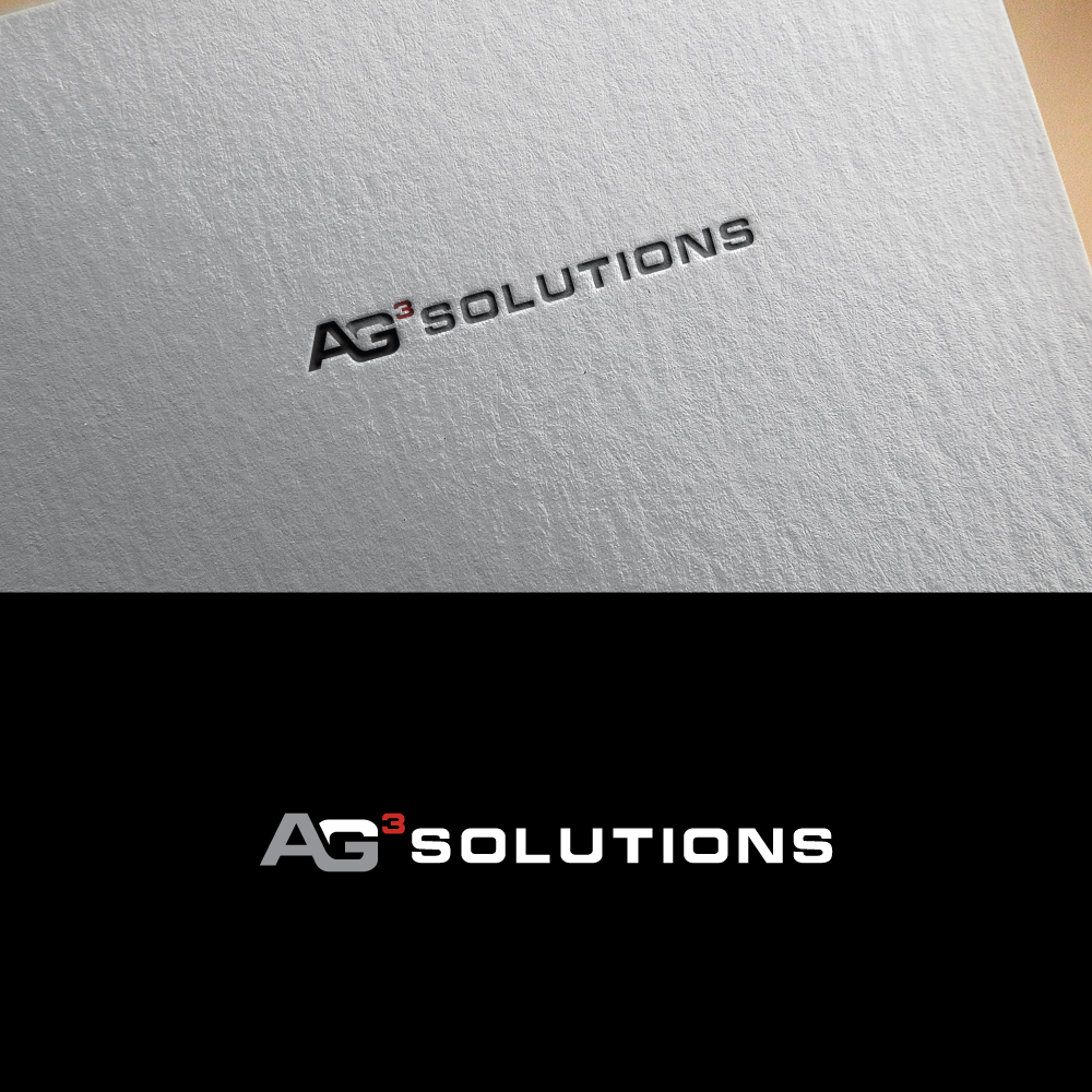 Logo Design by R.design for AG3 Solutions | Design #31041234