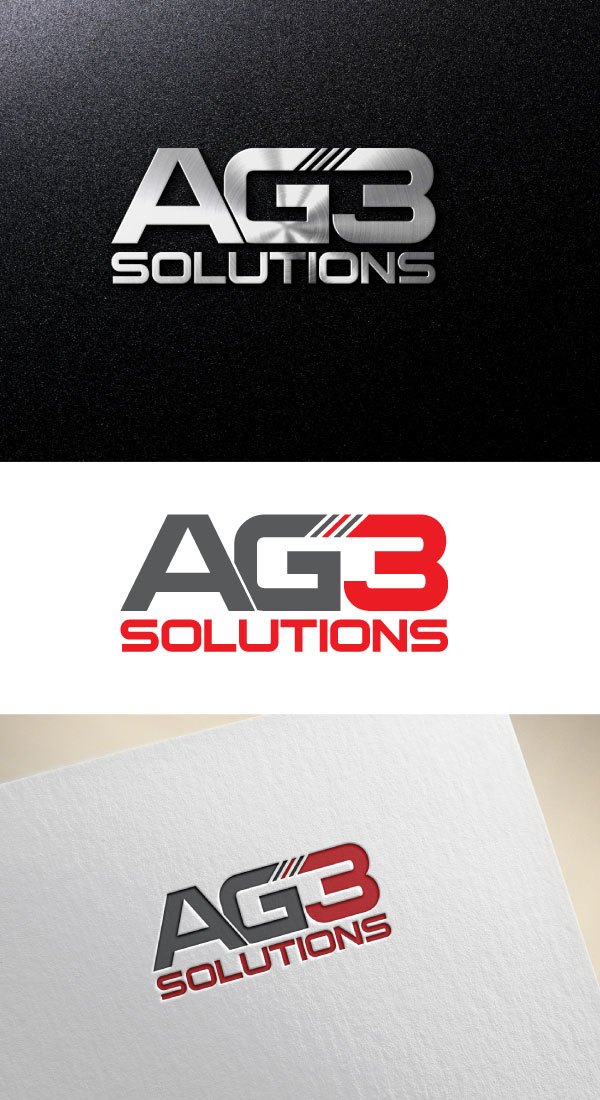 Logo Design by AB design ..... for AG3 Solutions | Design #30949265