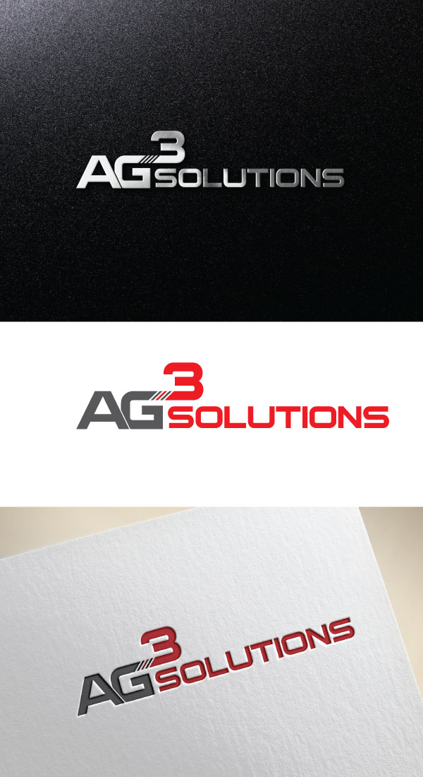 Logo Design by AB design ..... for AG3 Solutions | Design #30976791