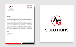 Logo Design by MX LogoArt for AG3 Solutions | Design: #30948812
