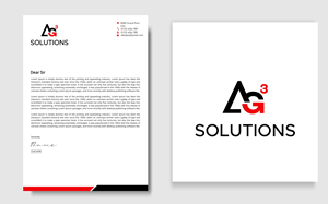 Logo Design by MX LogoArt for AG3 Solutions | Design: #30948813