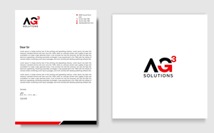Logo Design by MX LogoArt for AG3 Solutions | Design: #30948814