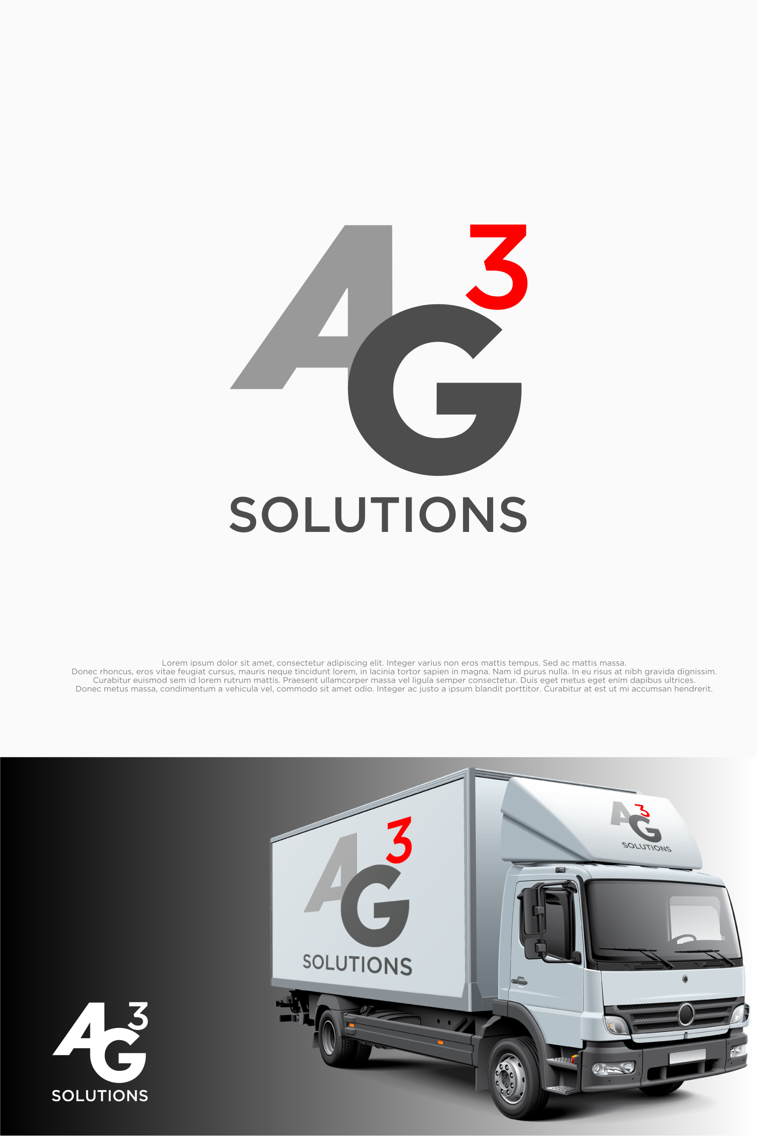 Logo Design by shiroRo for AG3 Solutions | Design #30972144