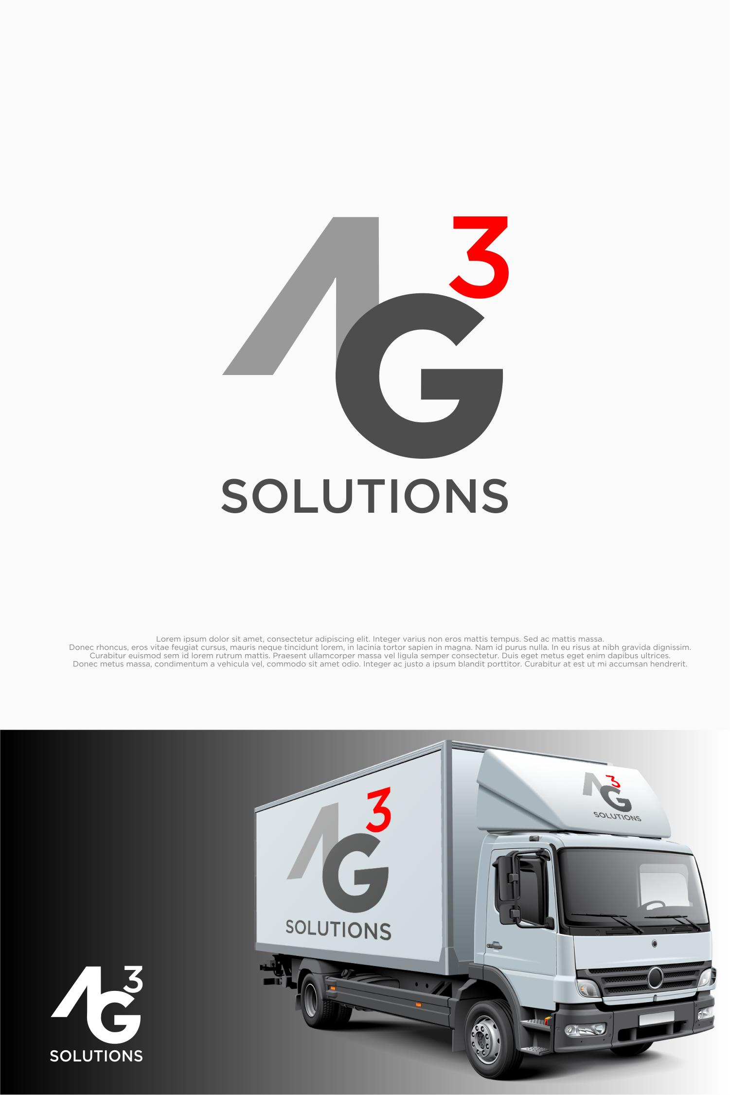 Logo Design by shiroRo for AG3 Solutions | Design #30972149