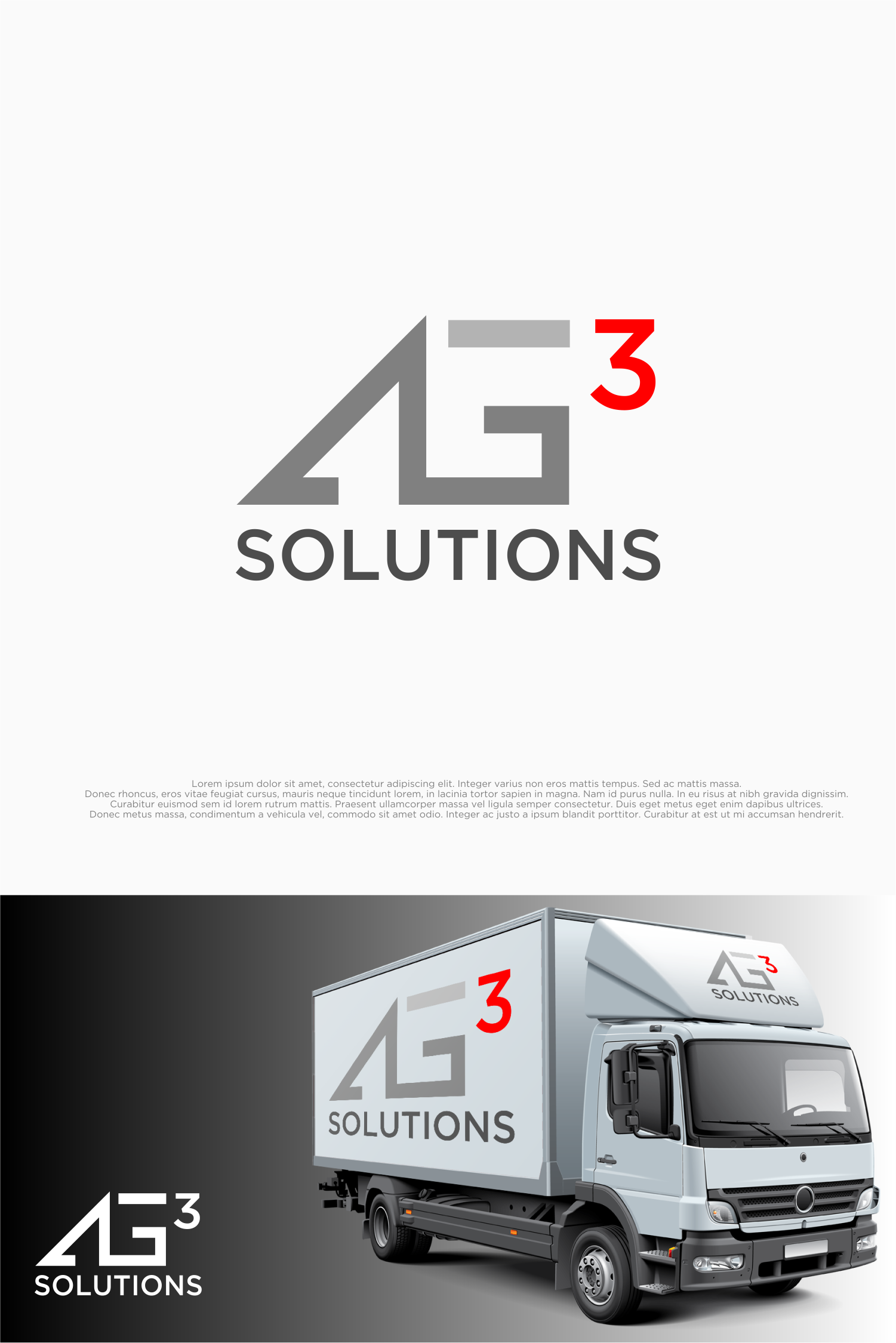 Logo Design by shiroRo for AG3 Solutions | Design #30972152