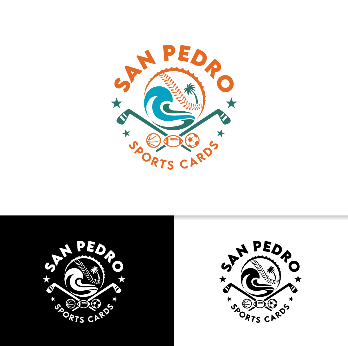 Logo Design by Logo Stock for San Pedro Sports Cards | Design #30979135