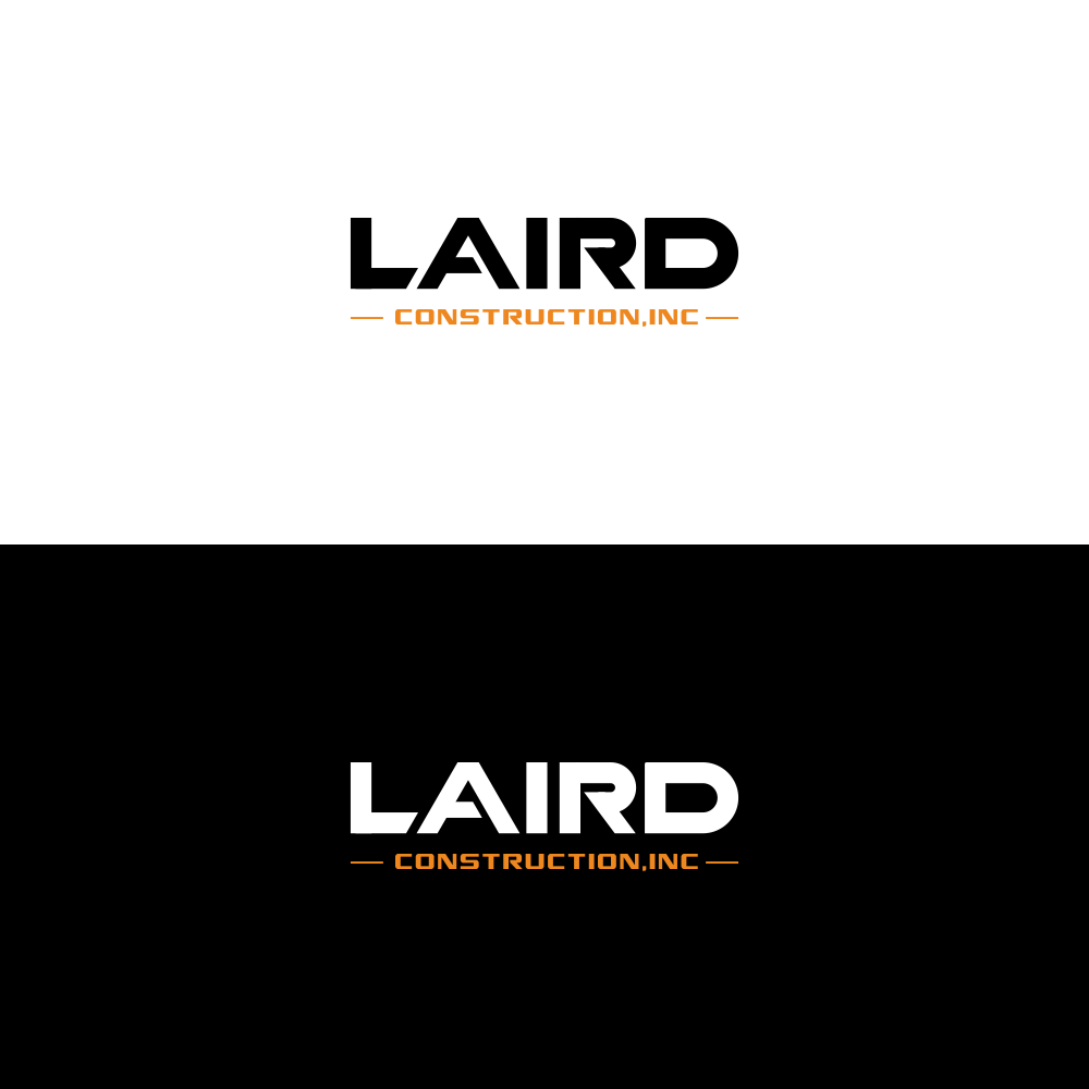 Logo Design by HADE DESAIN for Laird Construction,  Inc | Design #30976787