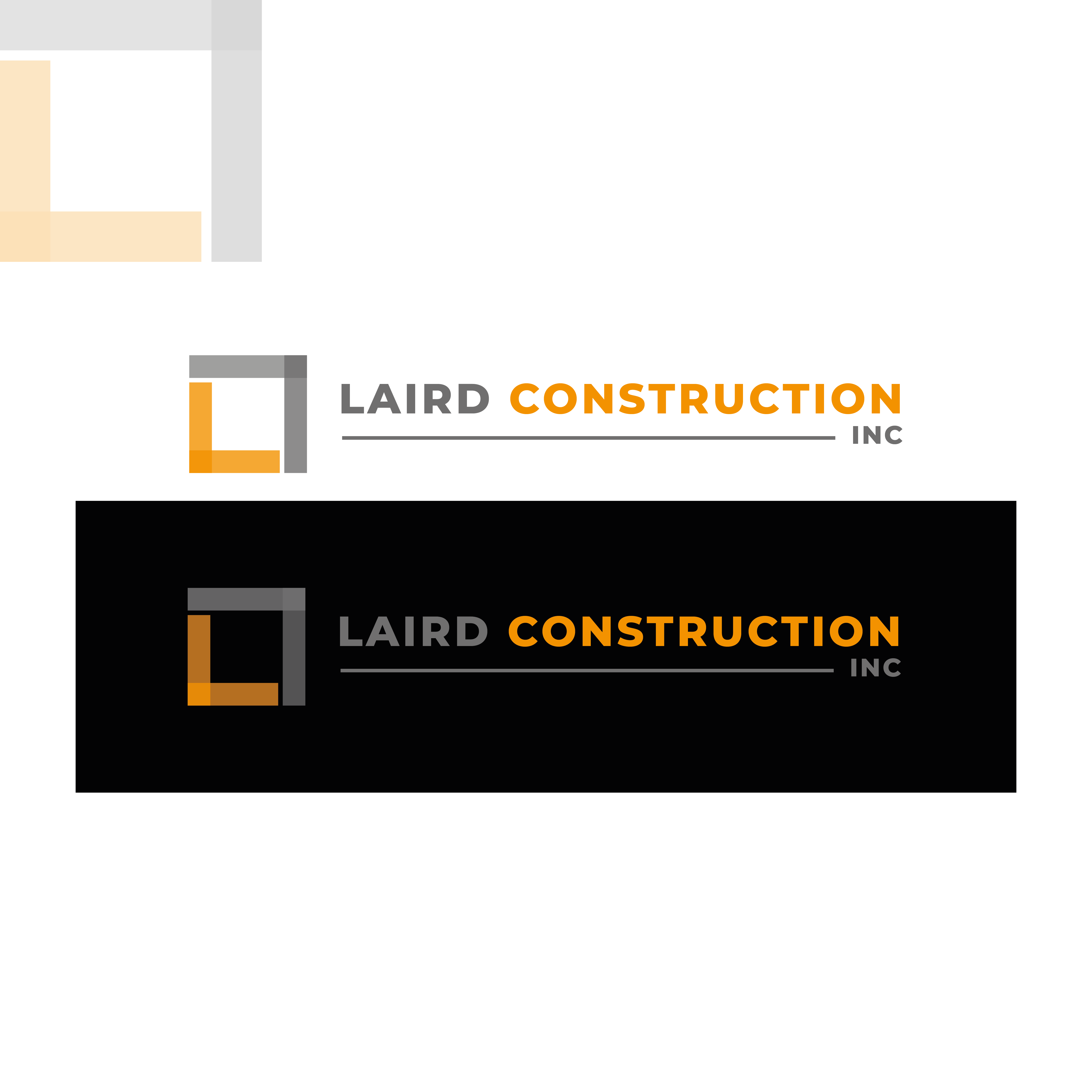 Logo Design by qsoenda for Laird Construction,  Inc | Design #30969086