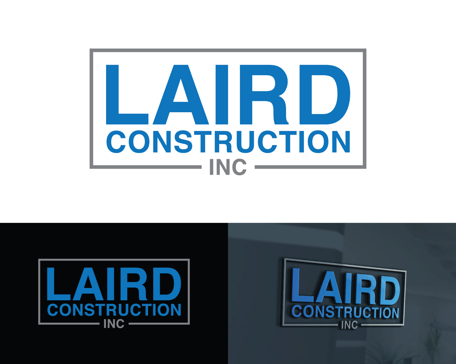 Logo Design by Box Graphic for Laird Construction,  Inc | Design #30953102